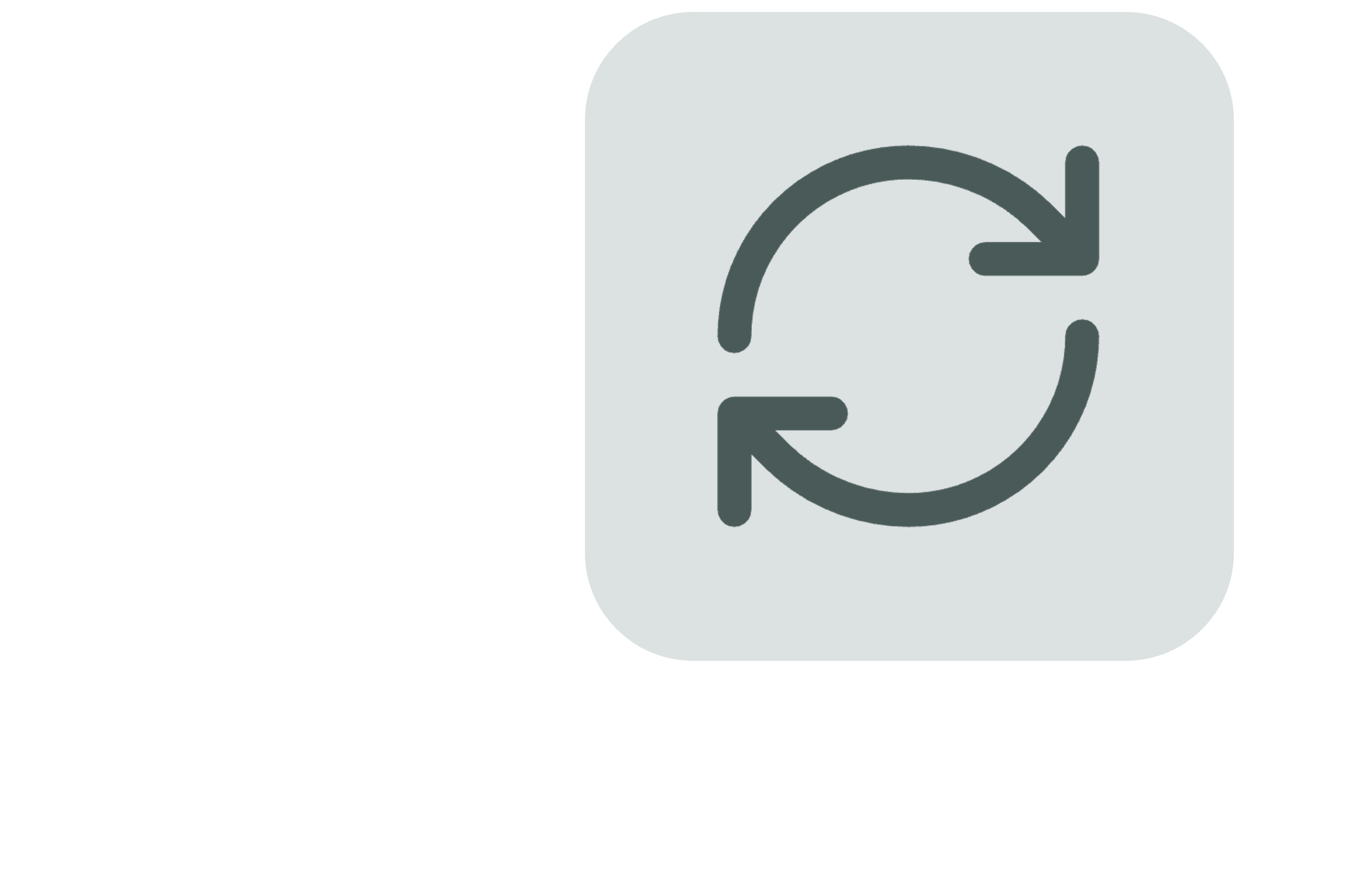 Customer retention icon representing AI-drafted follow-up messages after a first visit