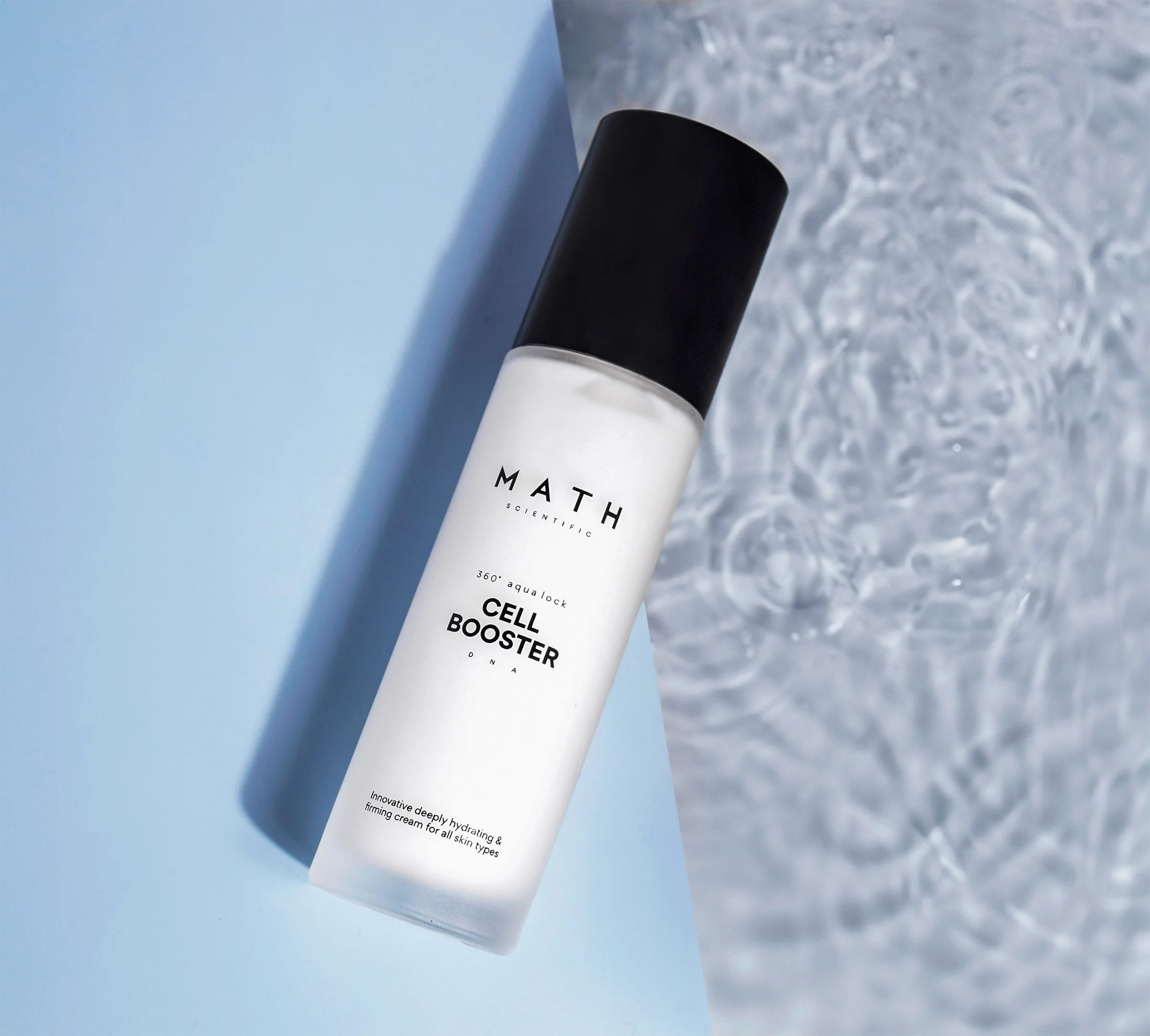 A creative image of a bottle of skincare product.
