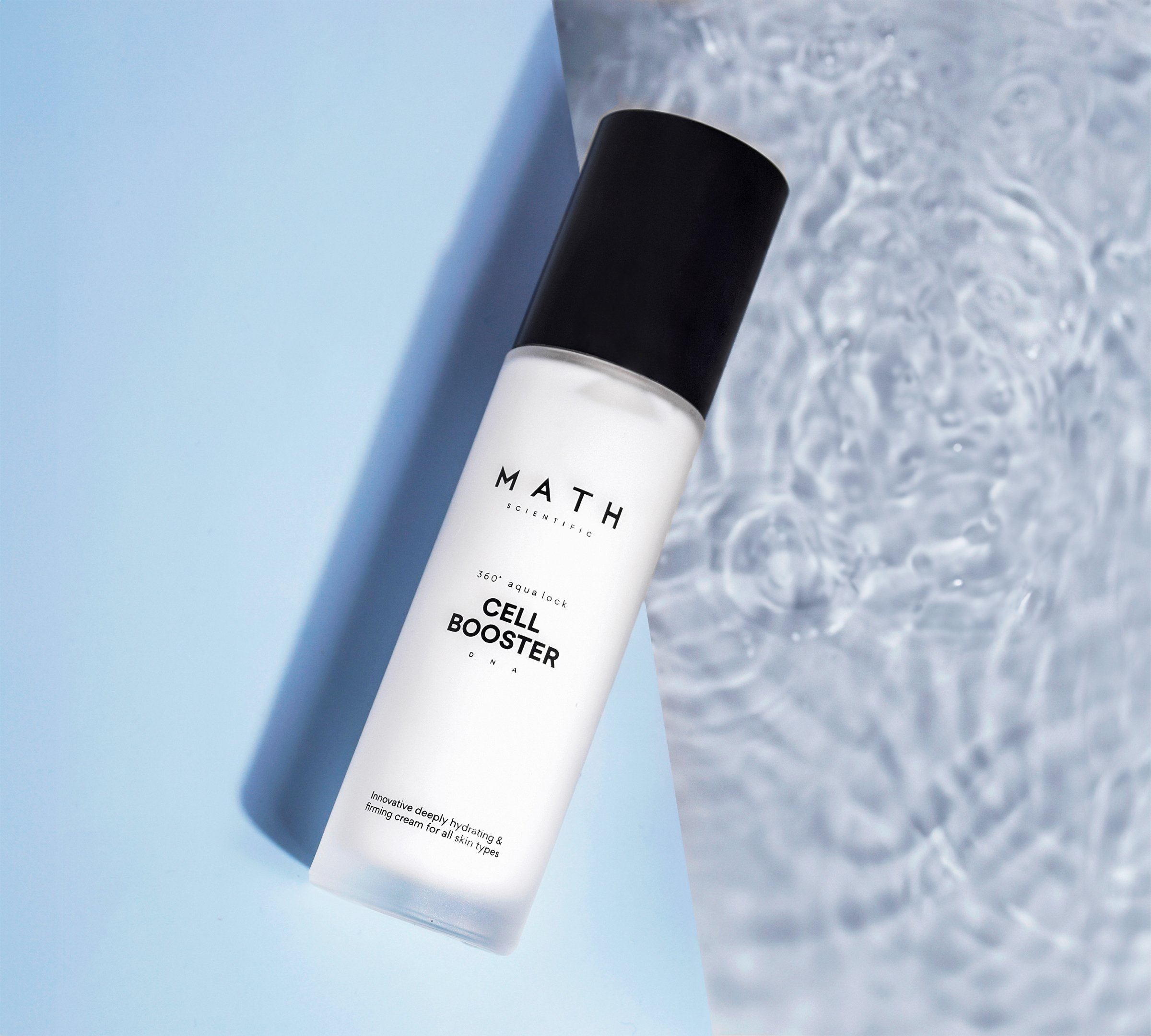 A creative image of a bottle of skincare product.