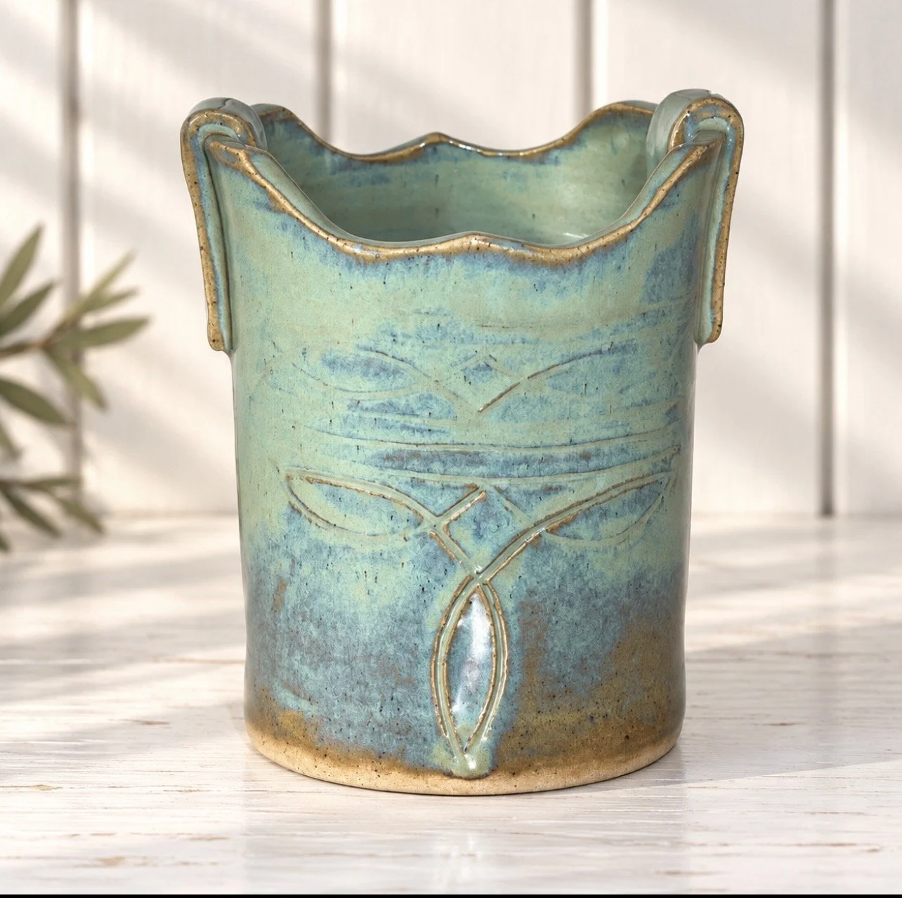 Turquoise Cowboy Boot Vase 🤠