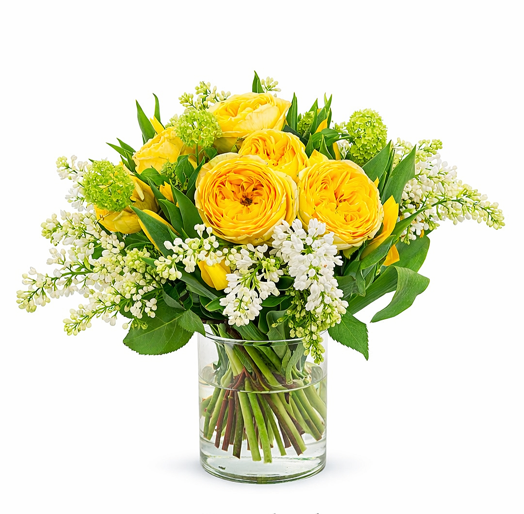 valteos flowers and gifts+sunlit elegance bouquet+yellow+roses