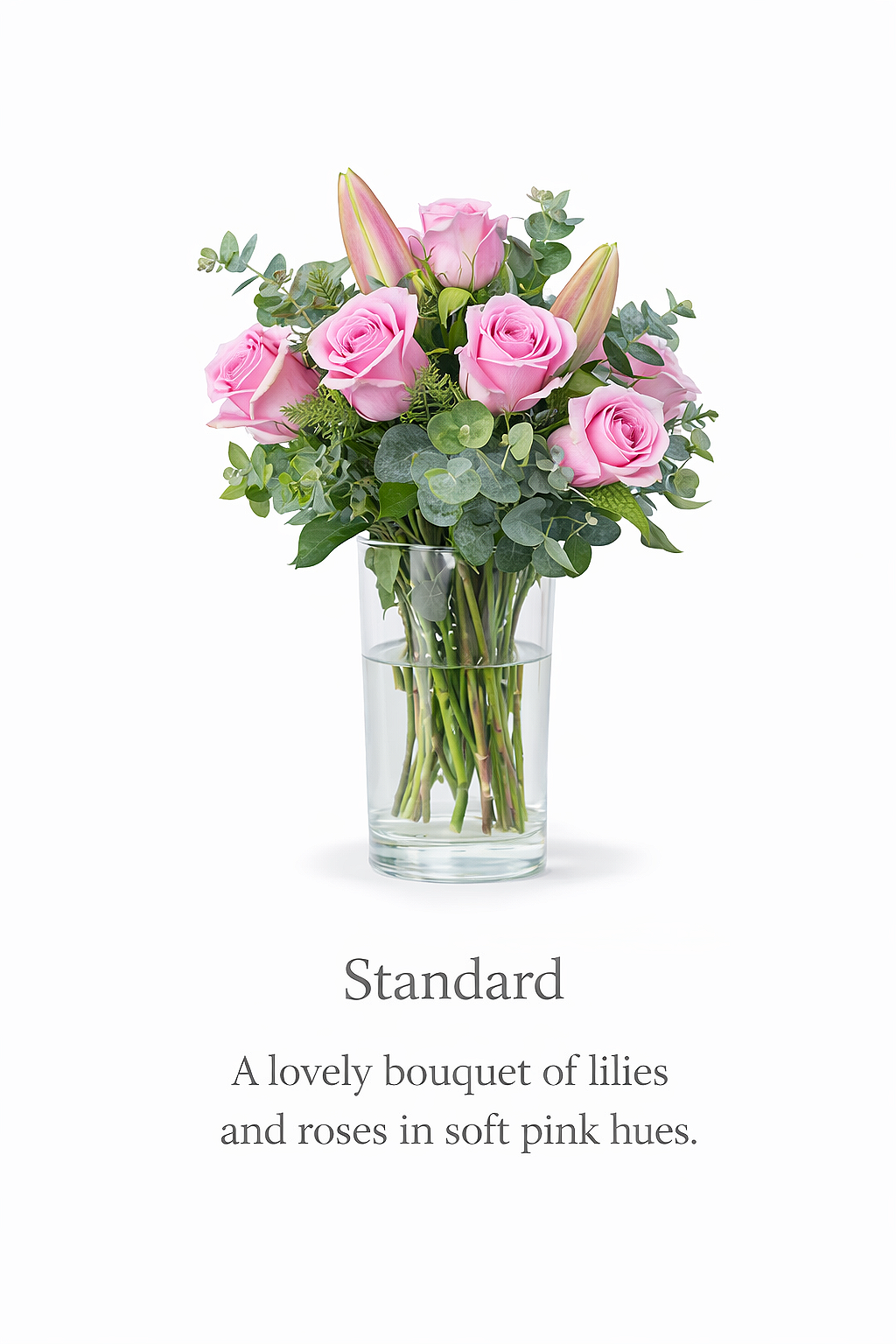 blushing+celebration+arrangement+rose+Lily