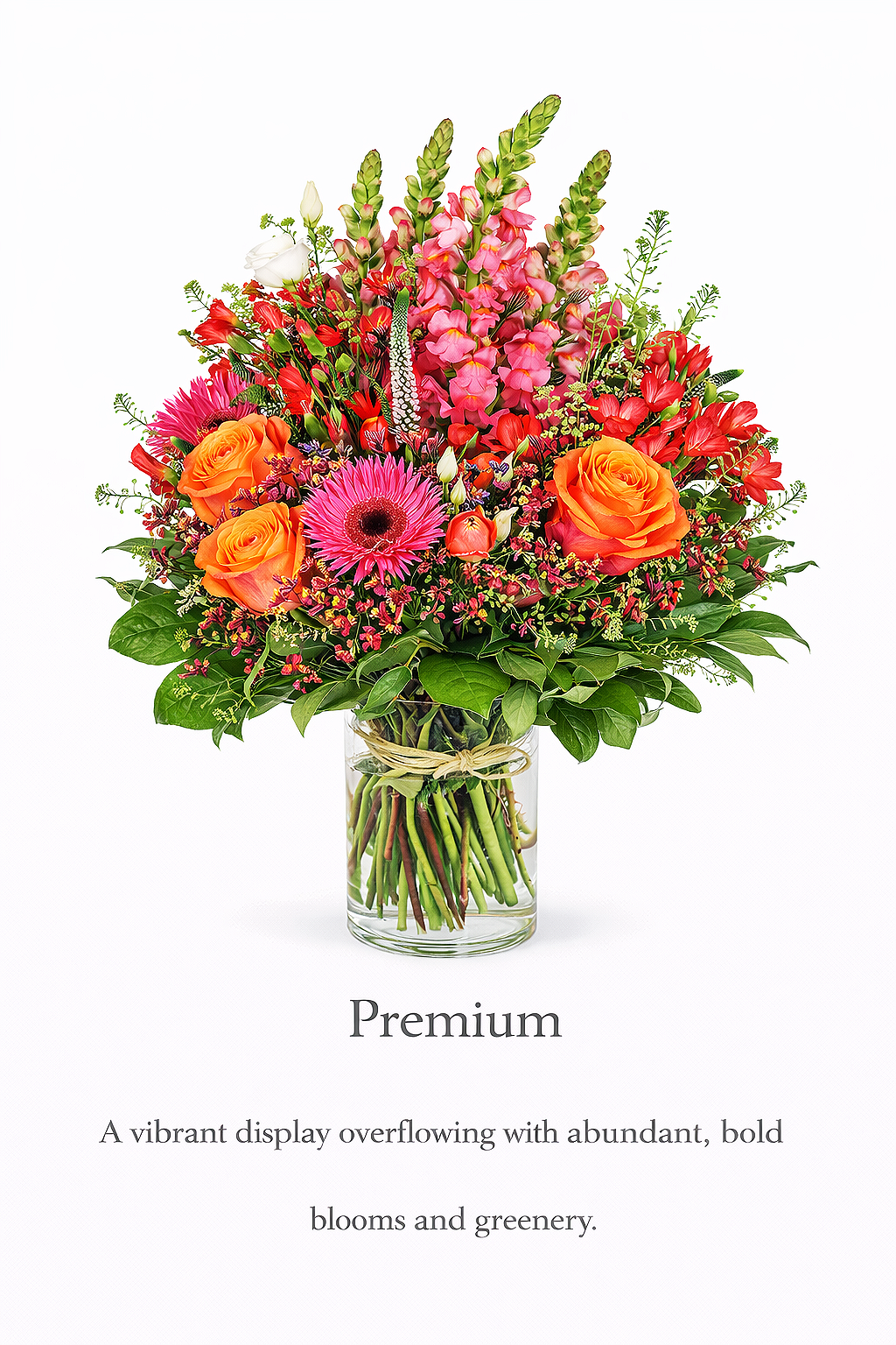 valteos flowers and gifts+Arrangement+radiant celebration bouquet+roses+gerberas+snapdragons