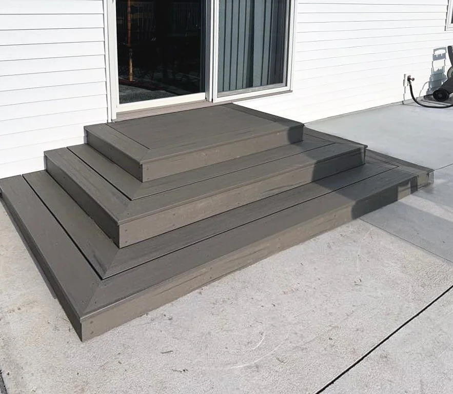 Playing a little catch up on posting! We&rsquo;ve had a busy few months on projects of all sizes. Here&rsquo;s an install we&rsquo;re excited to share:

These clients didn&rsquo;t love their original, smaller patio steps, so we upgraded them! We love