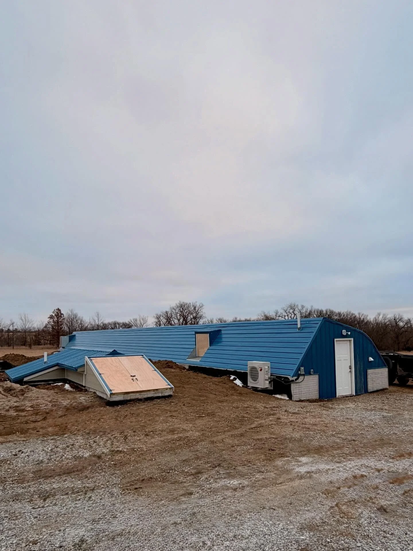 There&rsquo;s no better time to be in a warm, fully-equipped, FINISHED greenhouse than on a cold day like today. Our clients now get to enjoy this 120-foot long greenhouse with a root cellar, kitchen, restroom, and (dare we say) the most gorgeous HVA