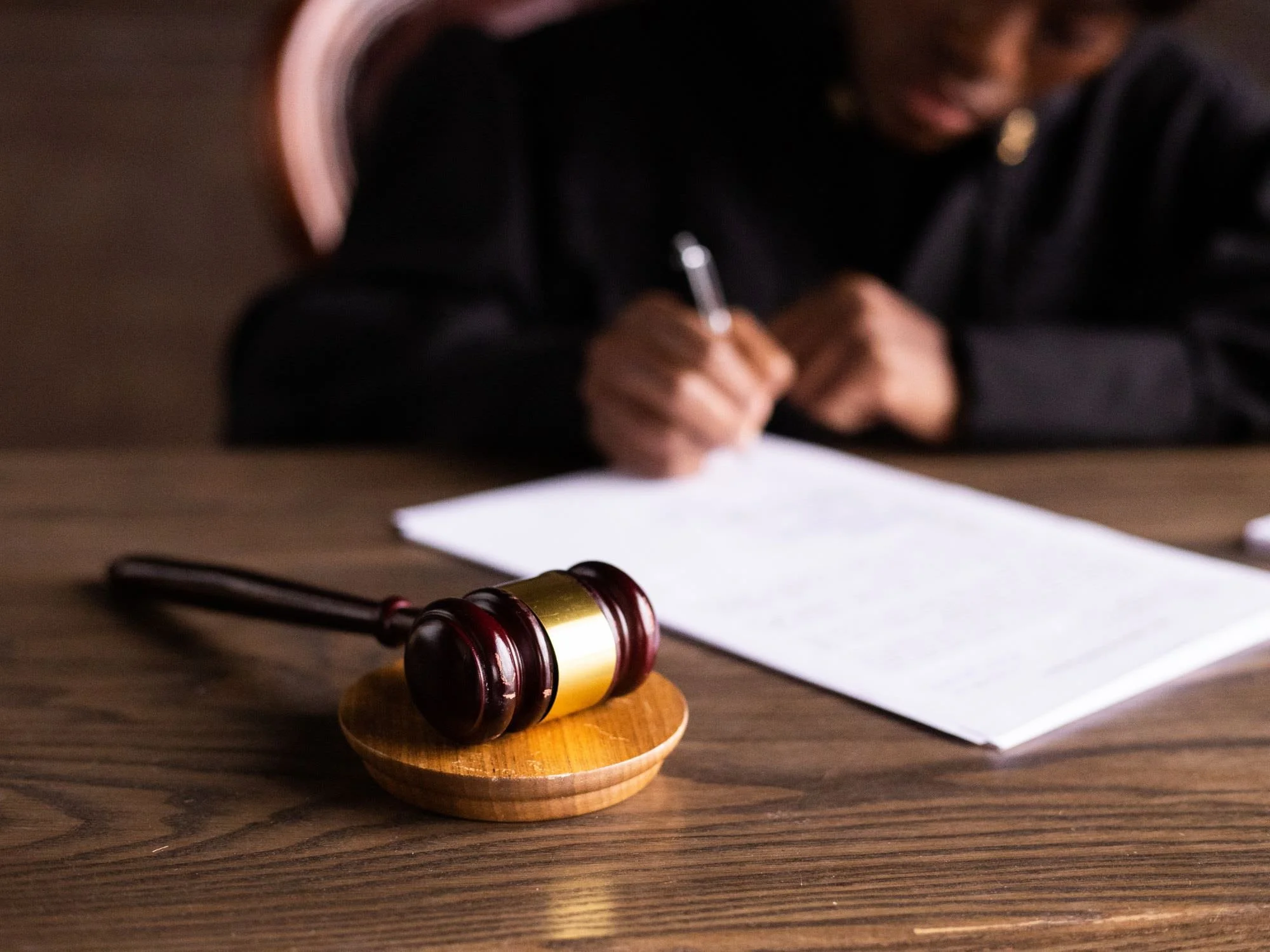 judge signing off on paperwork
