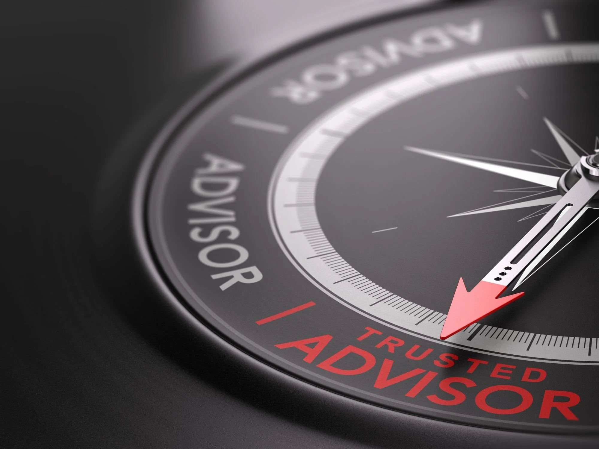 Trusted advisor on something that looks like a compass.