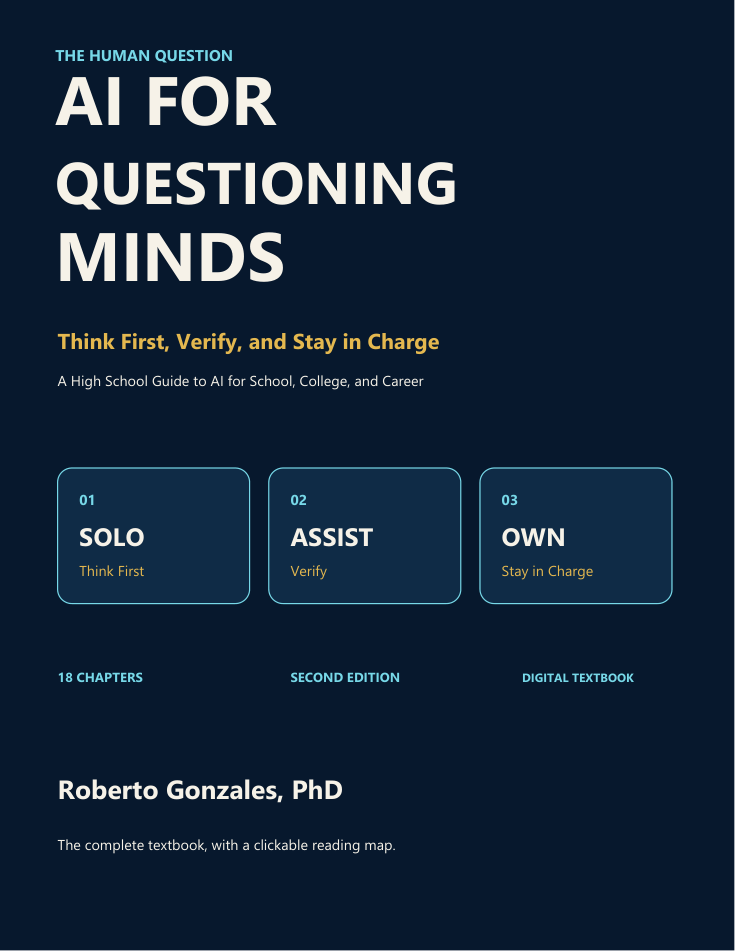 AI for Questioning Minds · Complete Digital Textbook