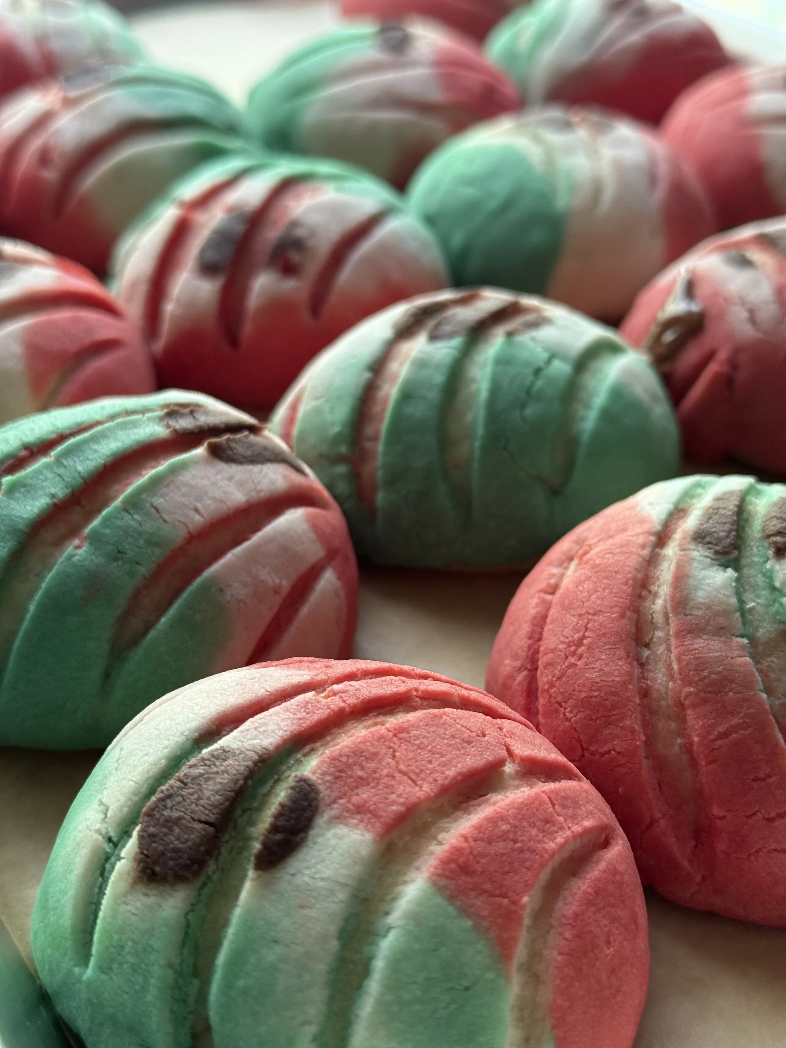 Mexican Conchas with Caveat