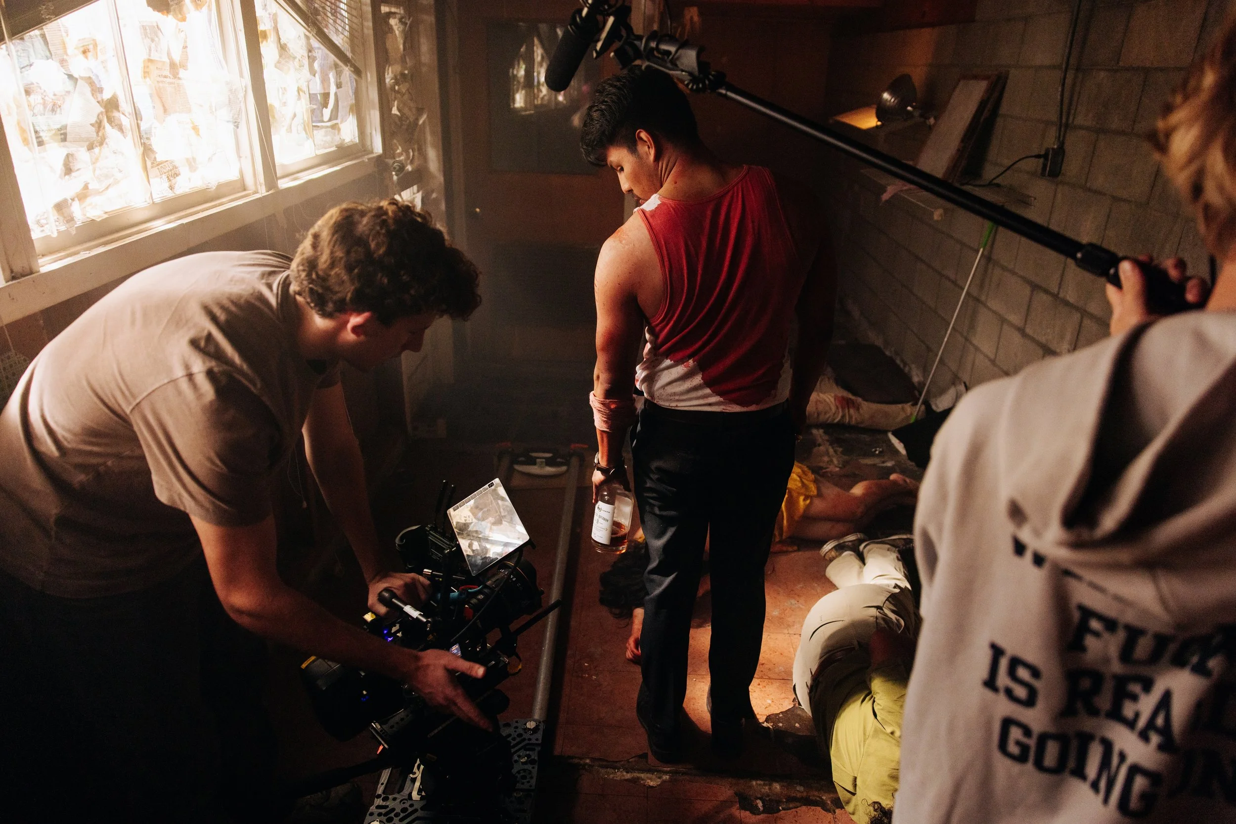 Gruff Studios Crew on Kentucky Bourbon Film Set