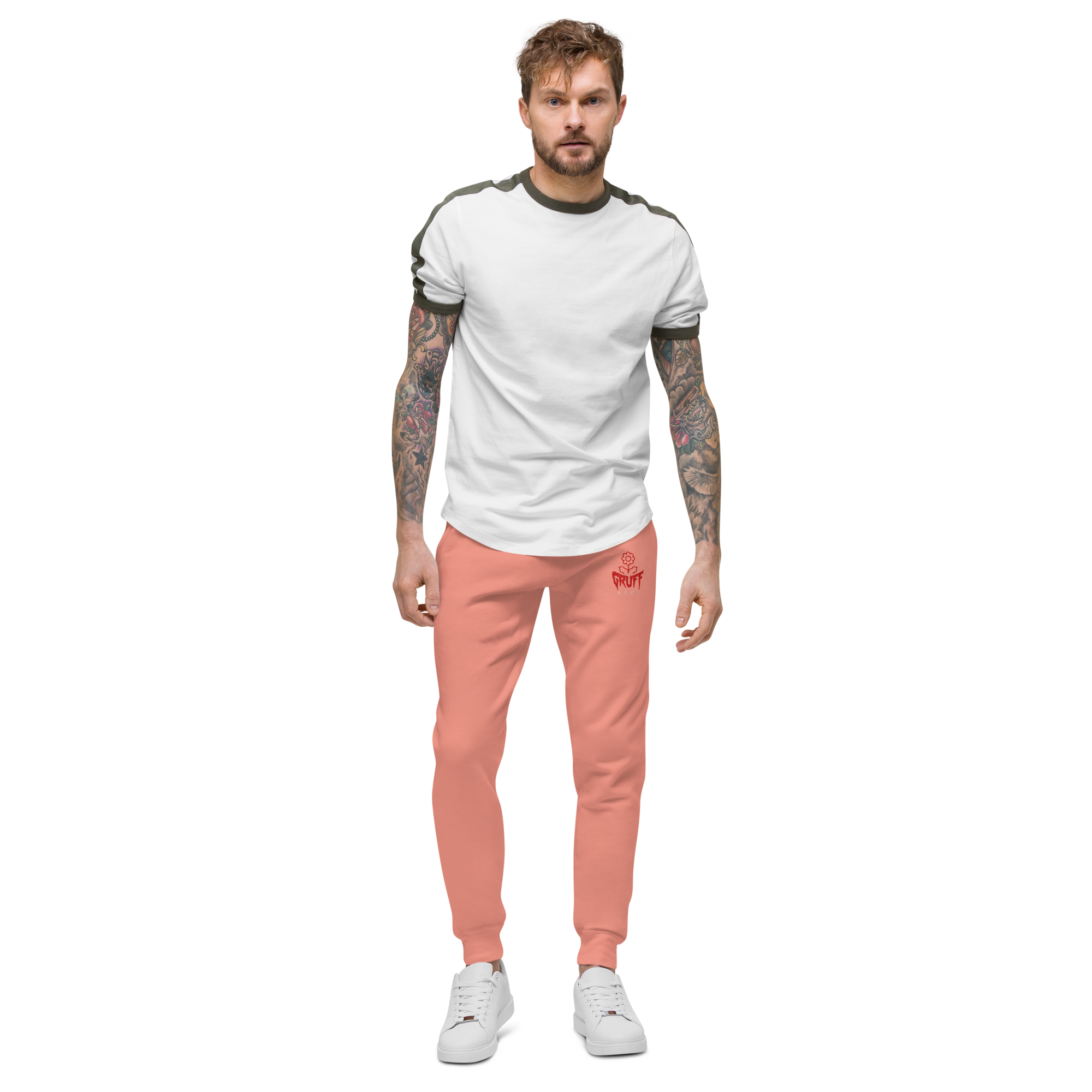 unisex-fleece-sweatpants-dusty-rose-front-6a1cd1974690f.png