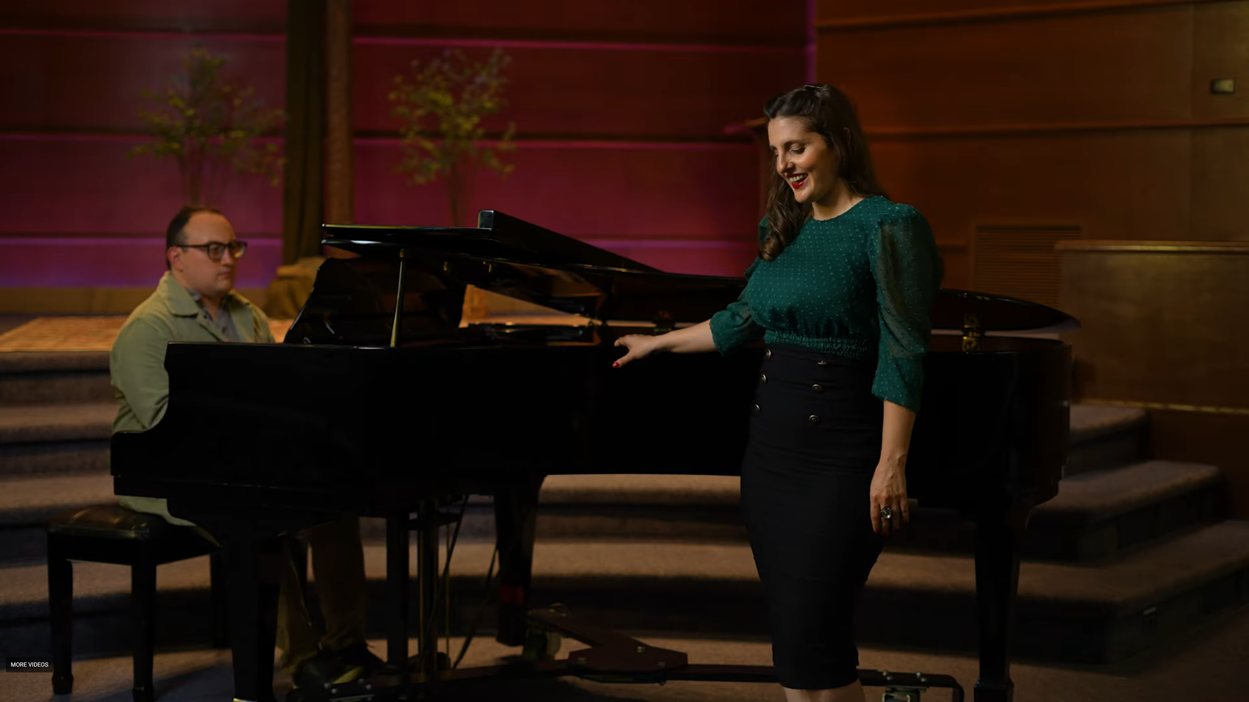 Singing the Italian aria Deh vieni non tardar by Mozart