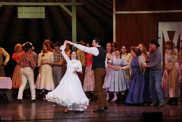 Playing Laurey in Opera San Luis Obispo's production of Oklahoma (2018)