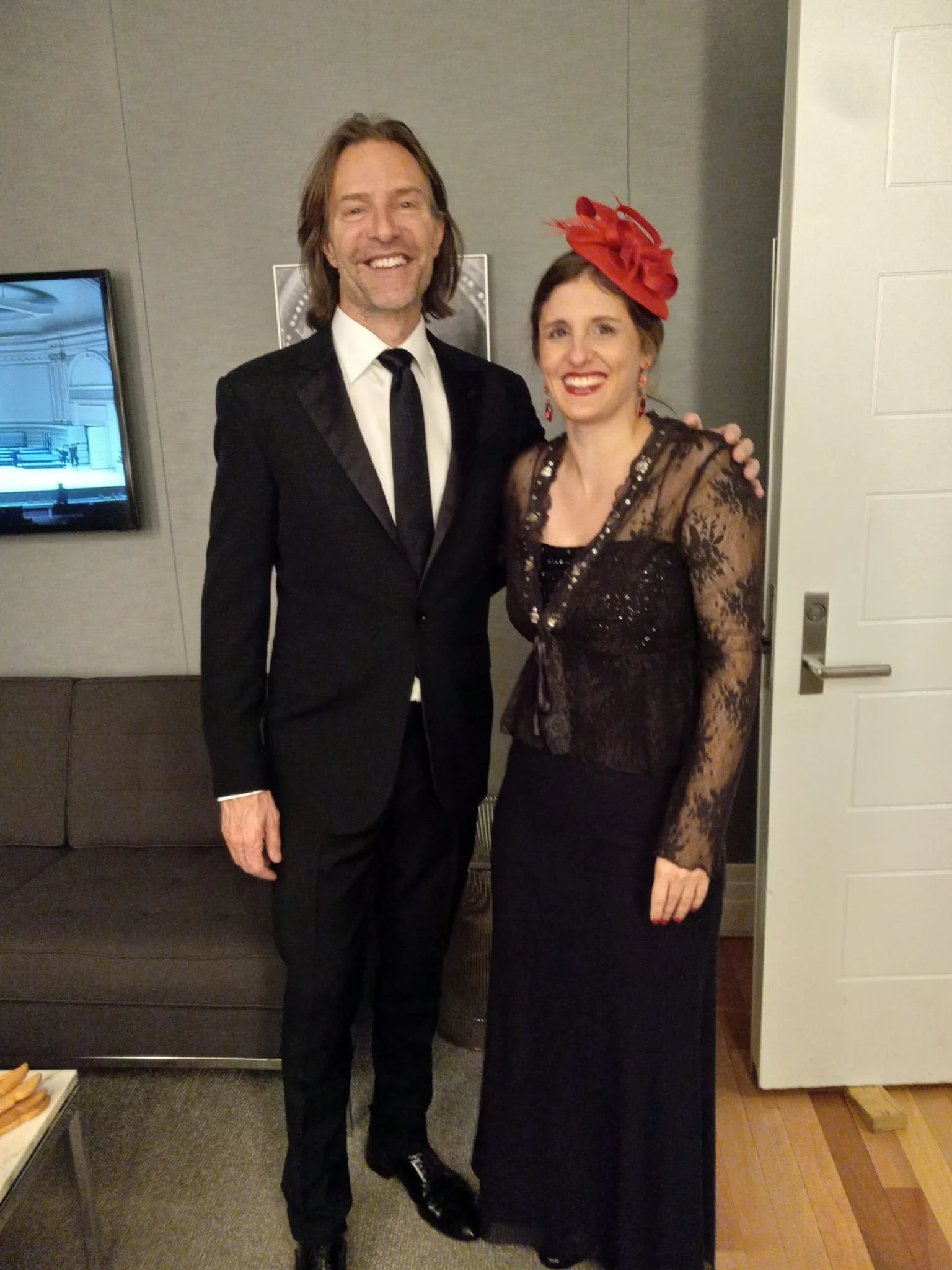 Backstage at Carnegie Hall with composer Eric Whitacre