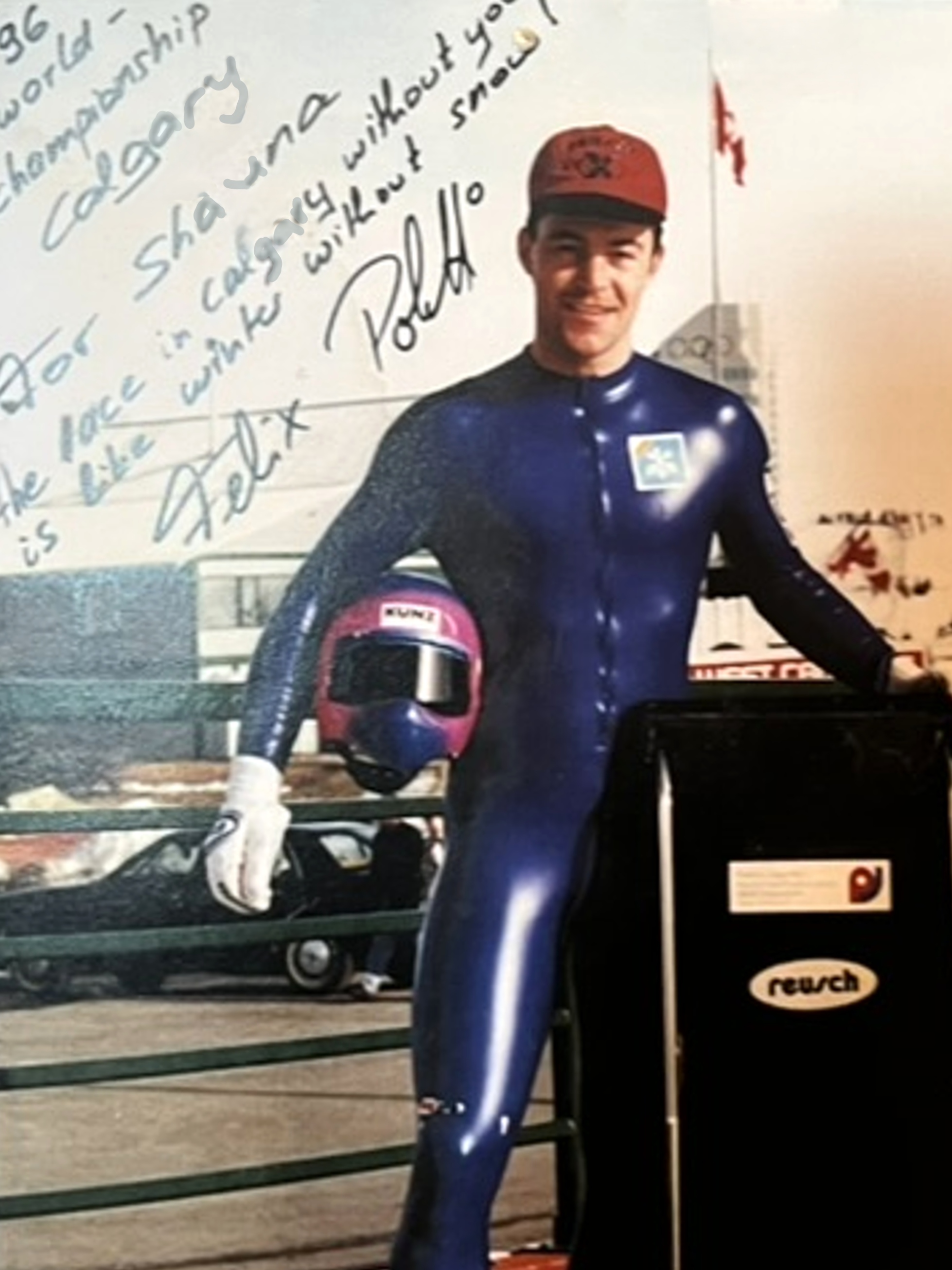 Felix Pöltl - Austrian Skeleton Athlete, 1996 World Championships Calgary