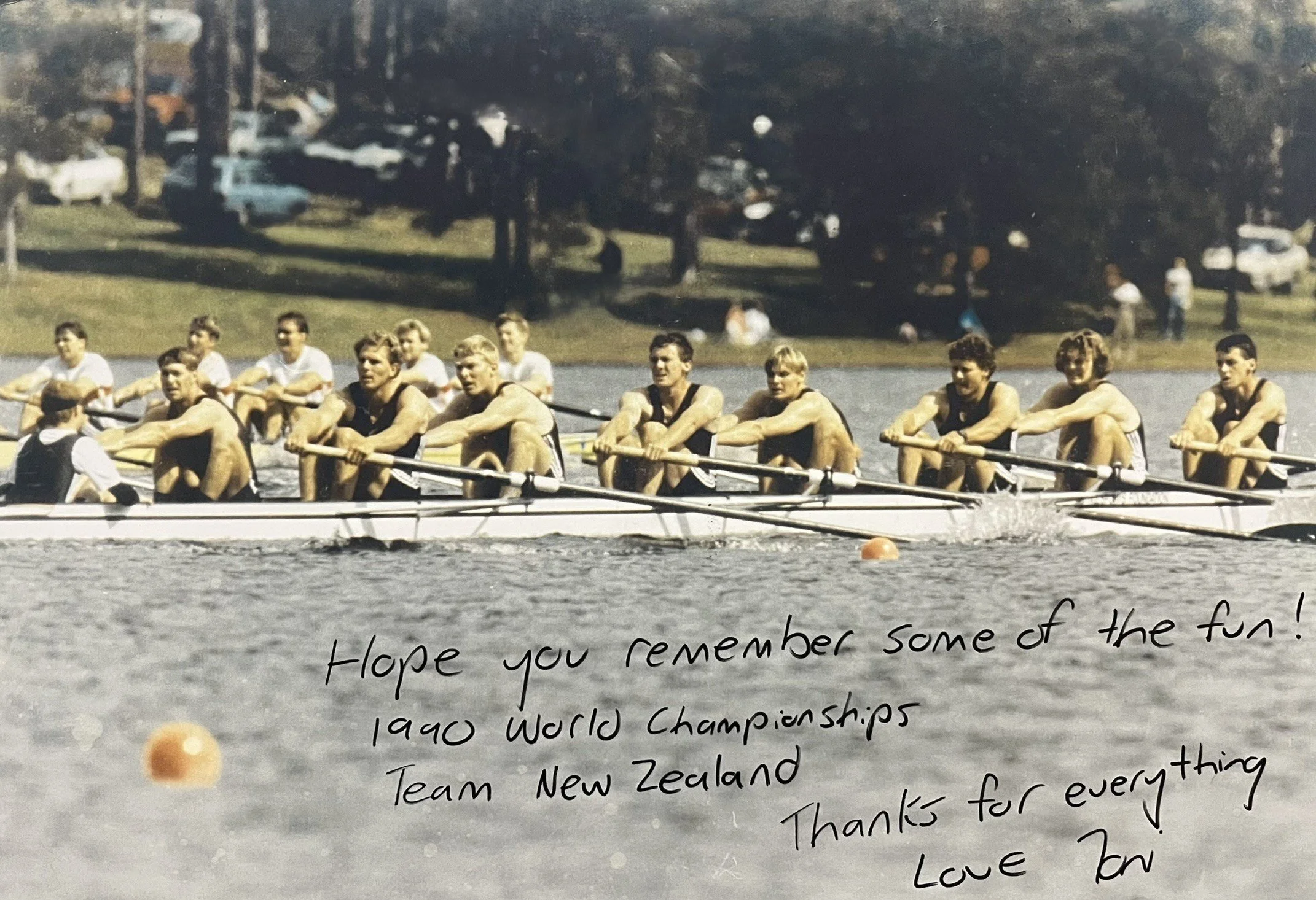 New Zealand Men's Eight Olympic Rowing Team