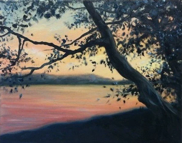 Sunset from Staples Point, 8x10