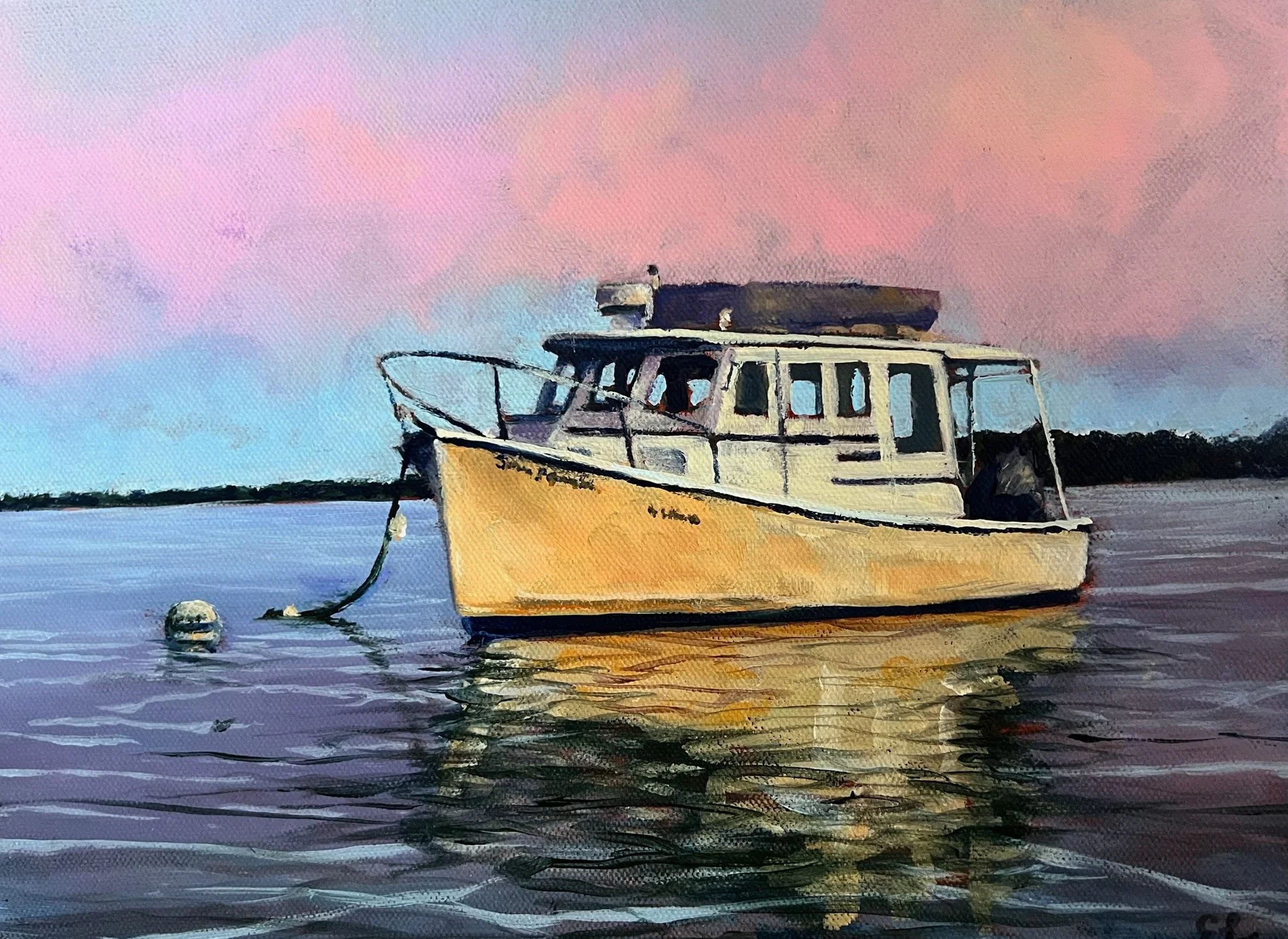 The Susan Patricia, 10x12 Acrylic on Canvas