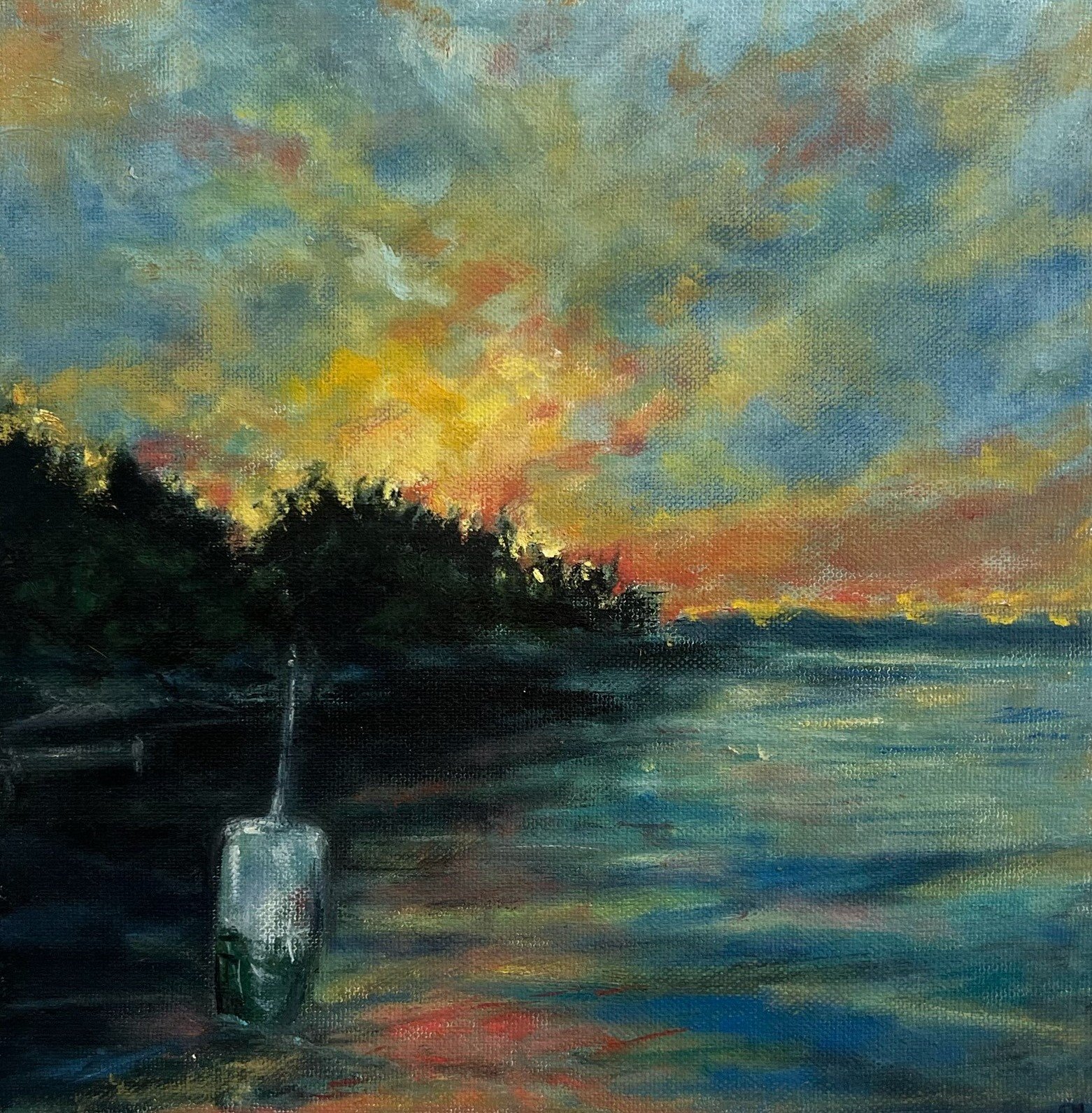 View From the Cove at Moshier, 10x10