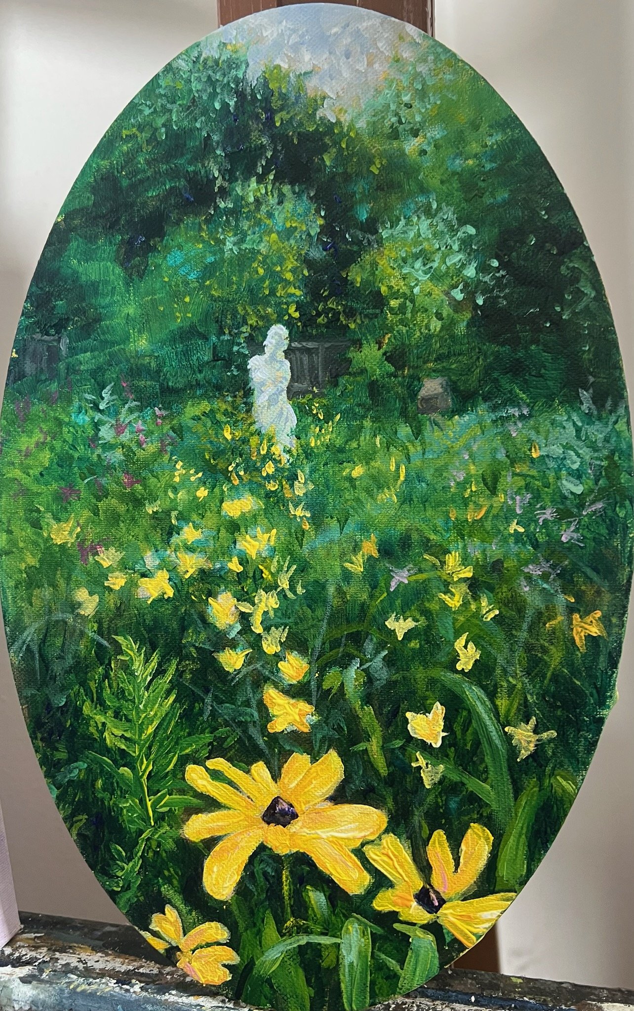 My Mother's Garden, 10x14 Acrylic on Canvas