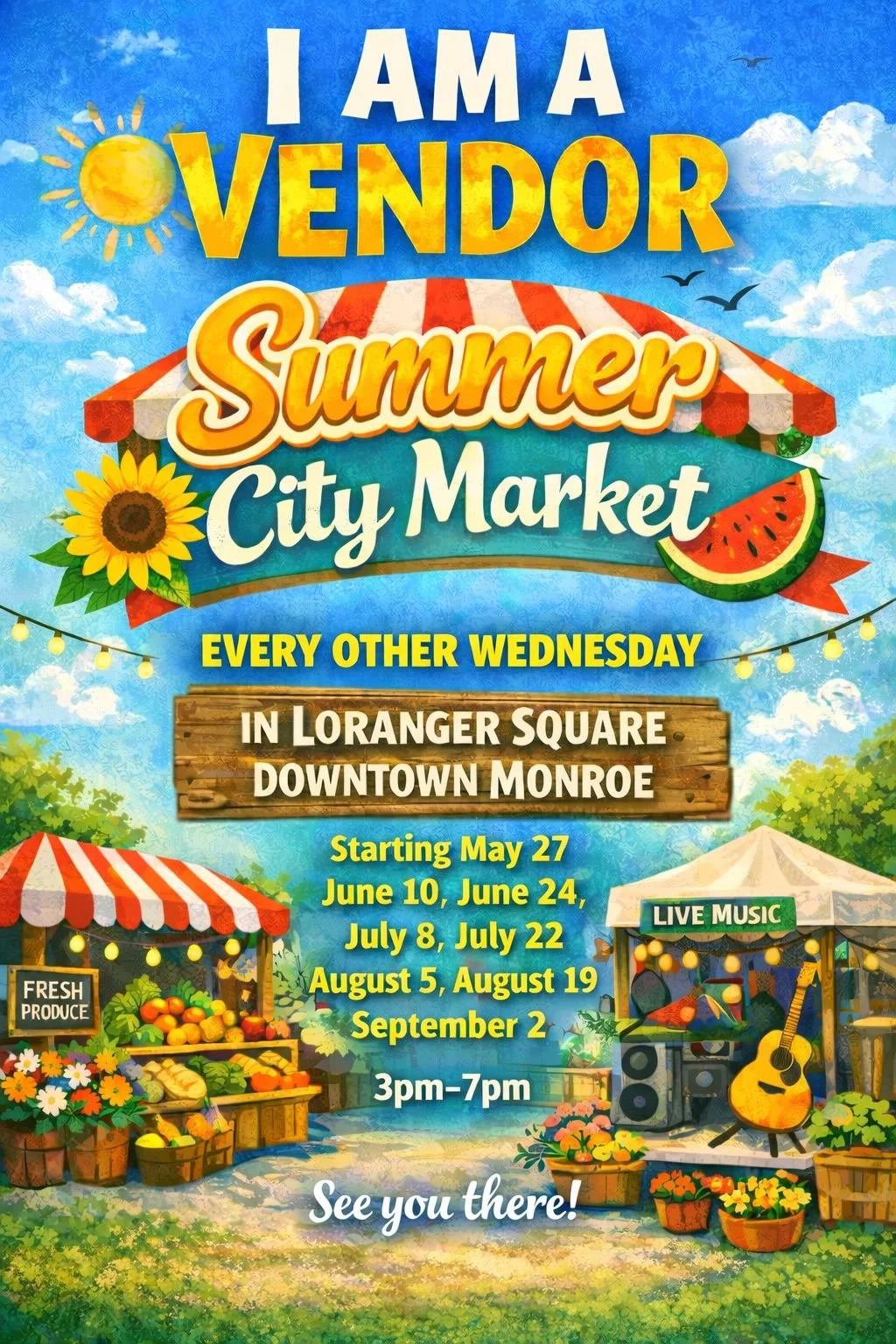 Summer City Market
Monroe County Events
Monroe, Michigan