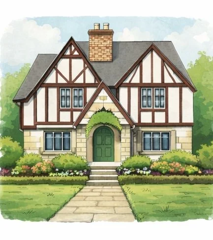 tudor style home