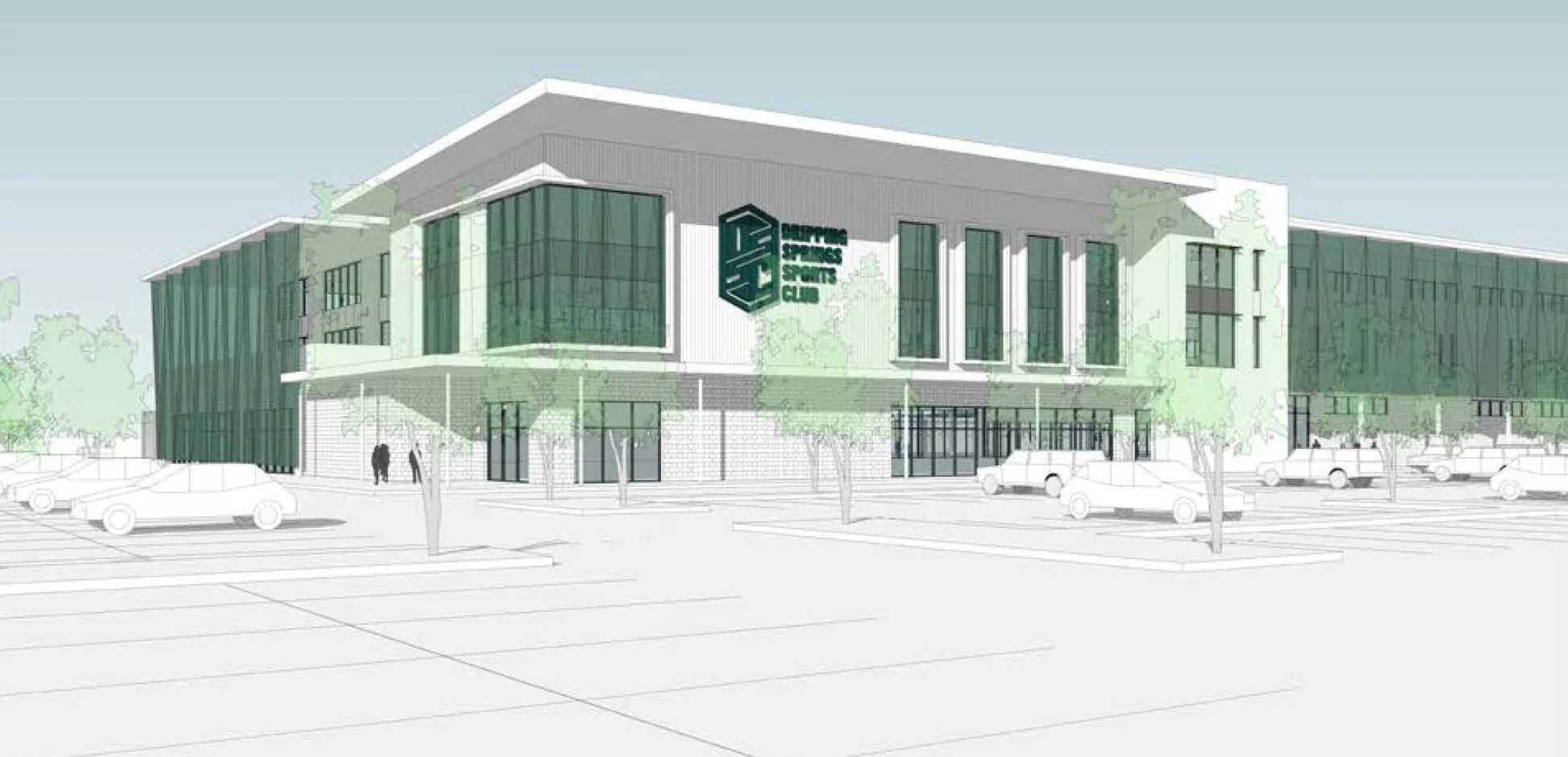 Future Dripping Springs Sports Club Flagship facility designed to serve youth athletes and community members.
