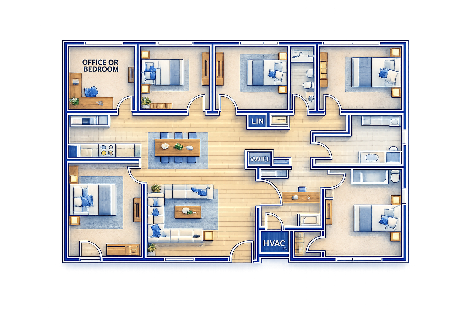 4+ Bed / 3+ Bath Turnover Pricing