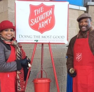 Pam Montgomery in the community for Woodbridge District Supervisor