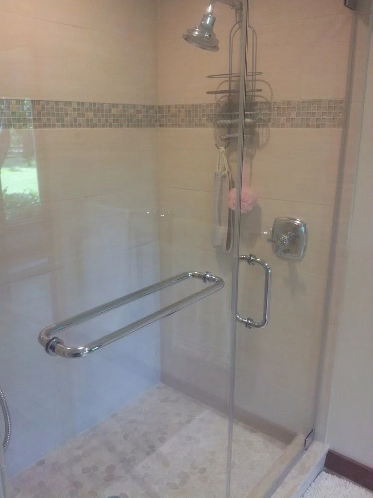 completed shower