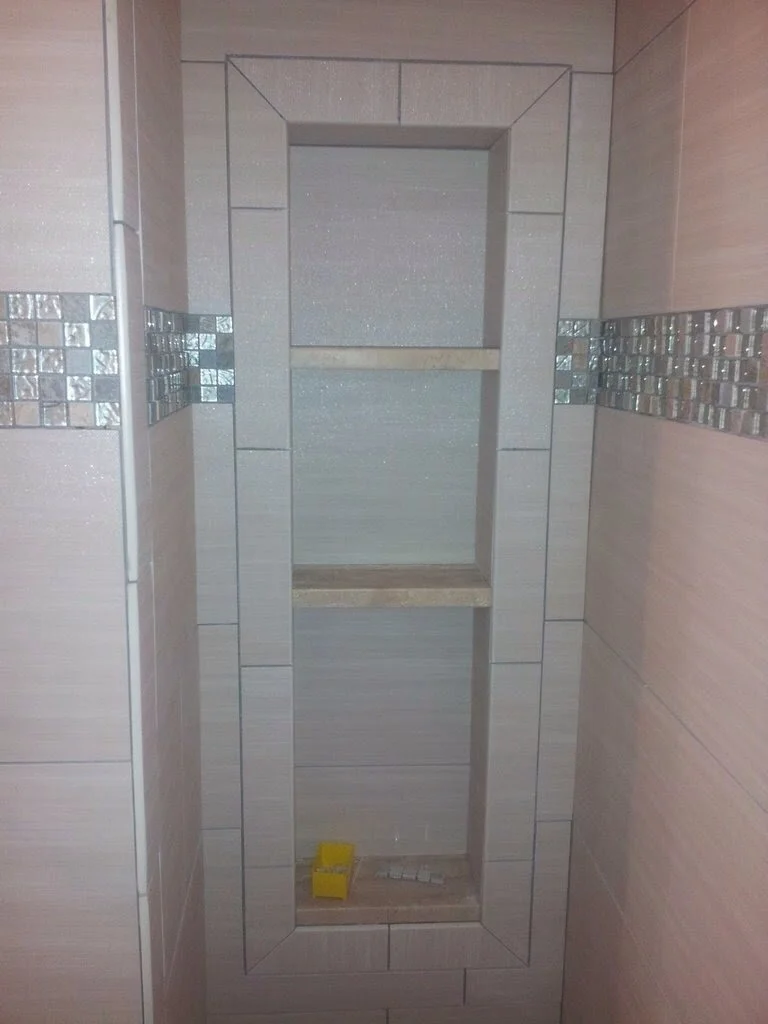 custom shower niche 