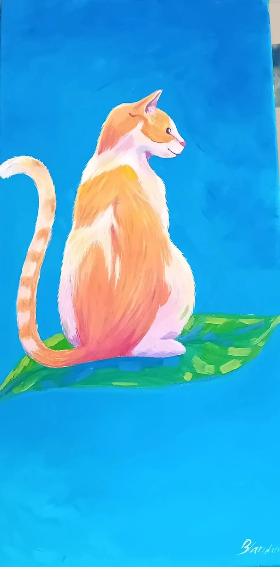 "Luster" sur une feuille