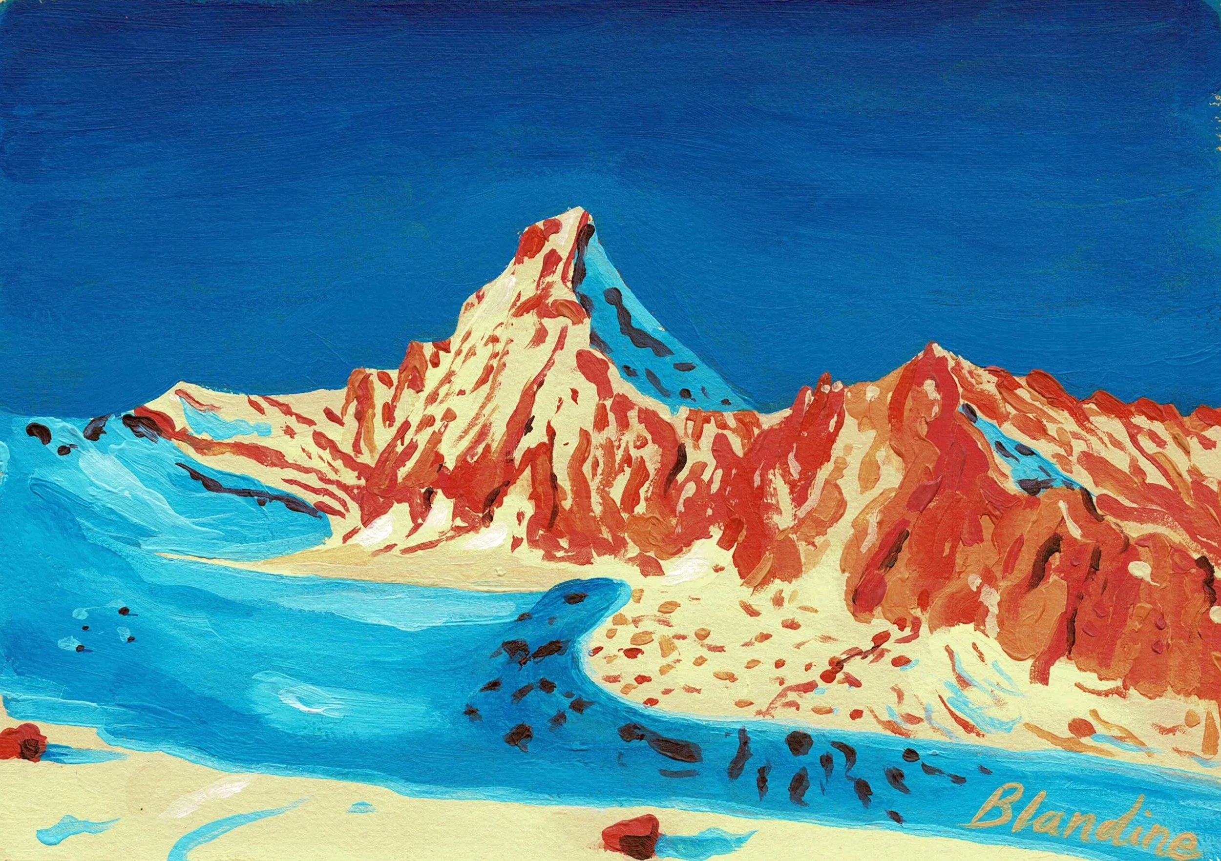 "draw the Alps" j8