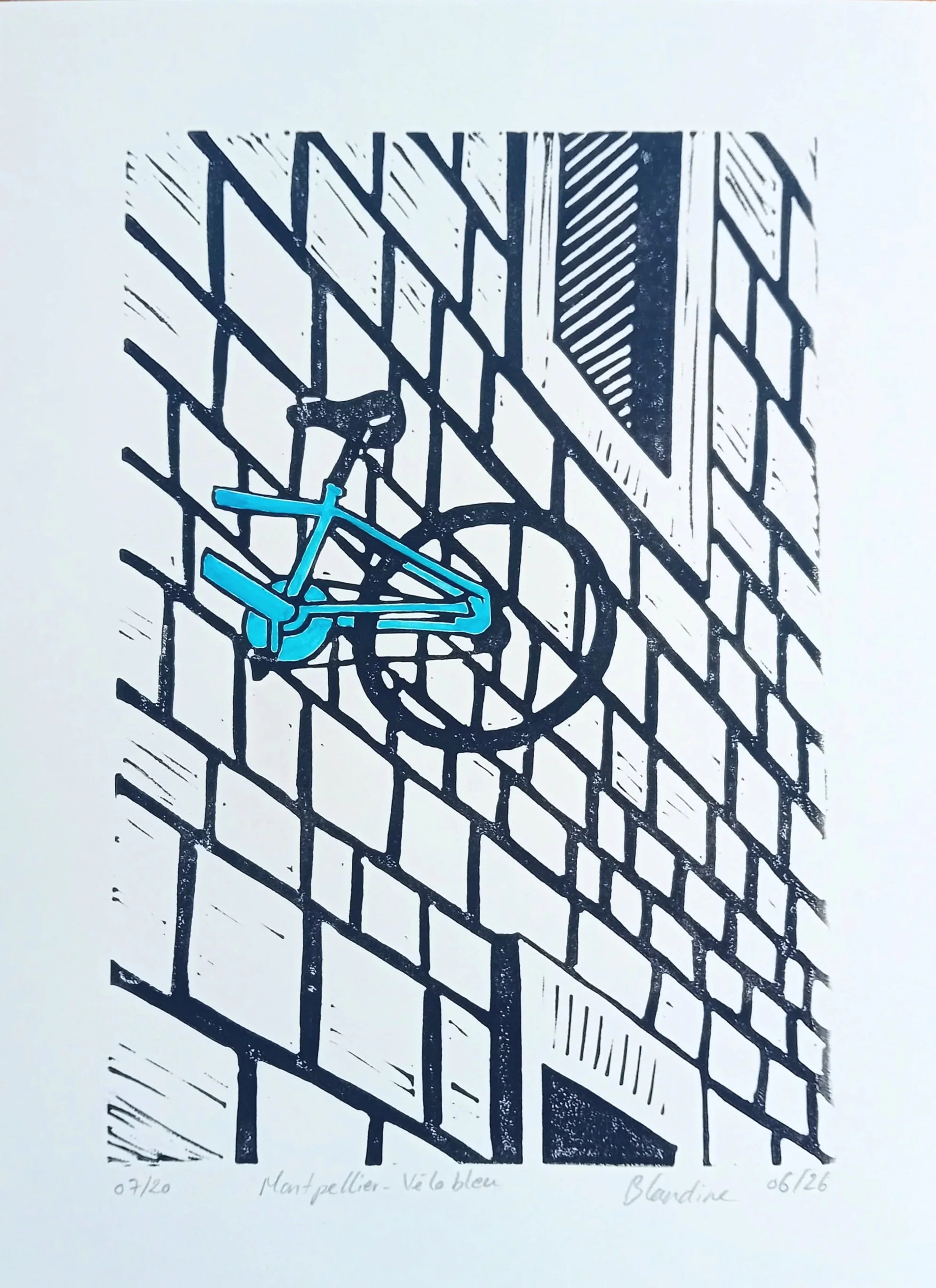 Montpellier - vélo bleu