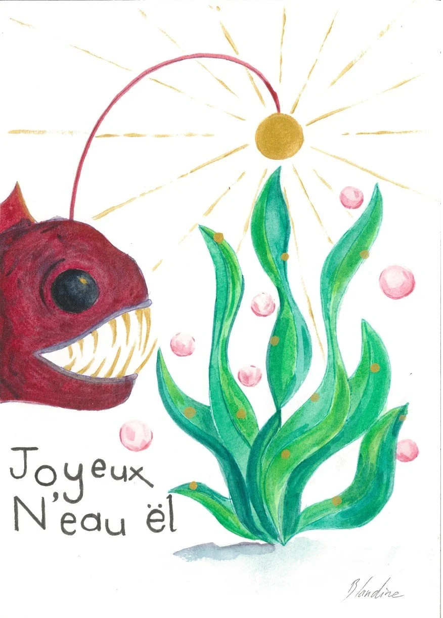 noël- poisson lanterne