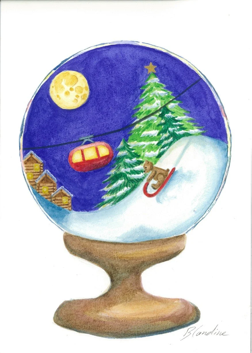 noël - boule à neige