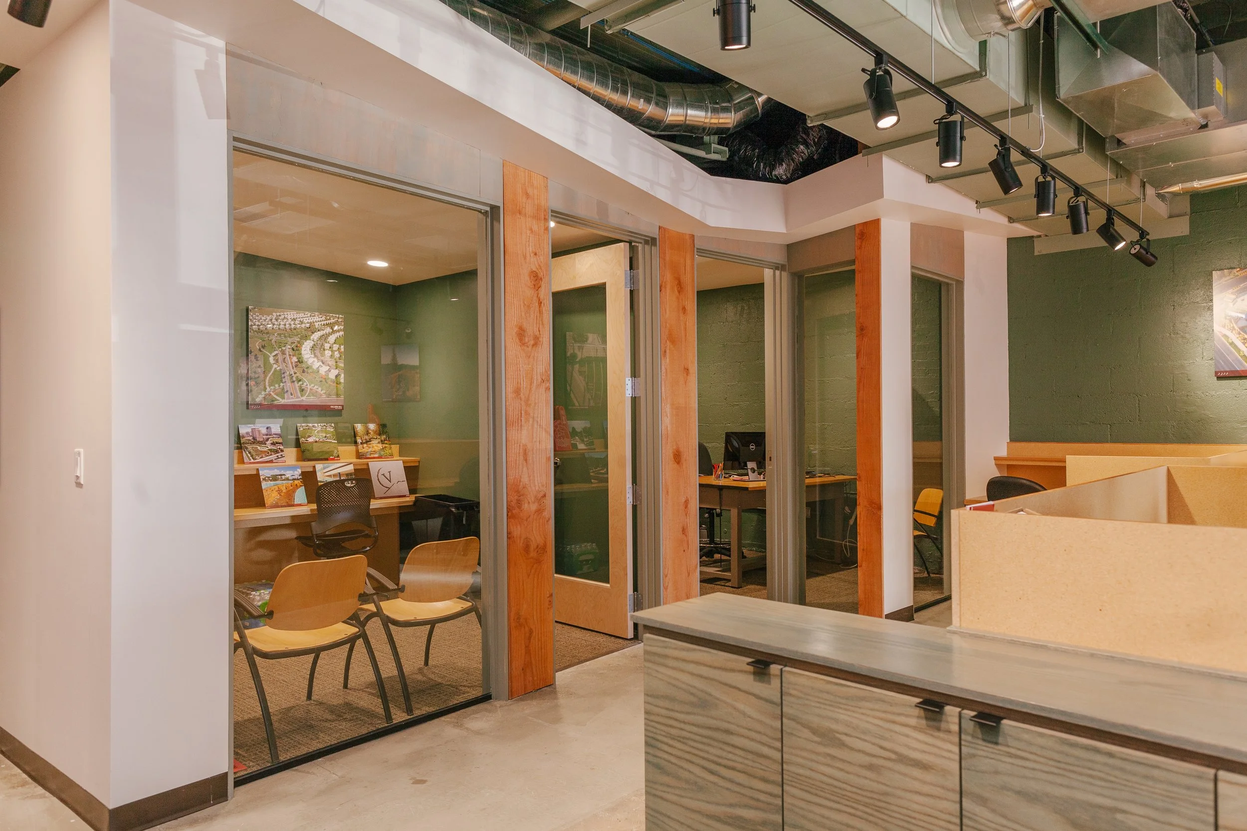 An image of industrial modern office