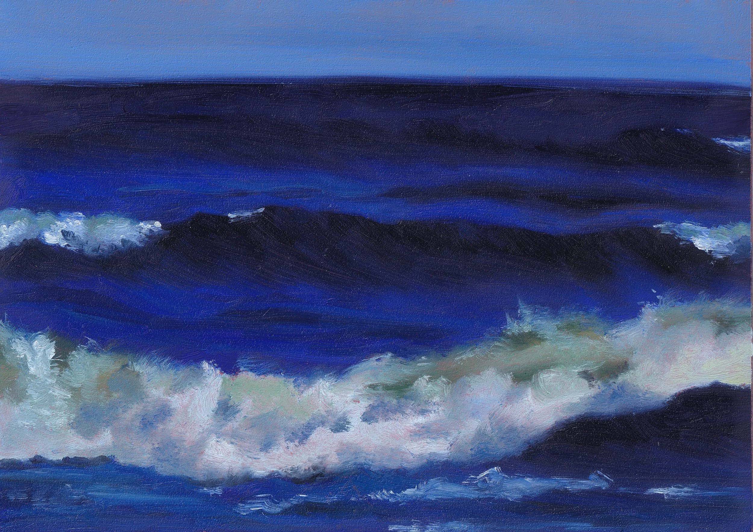 Crashing Waves III Original Oil Painting