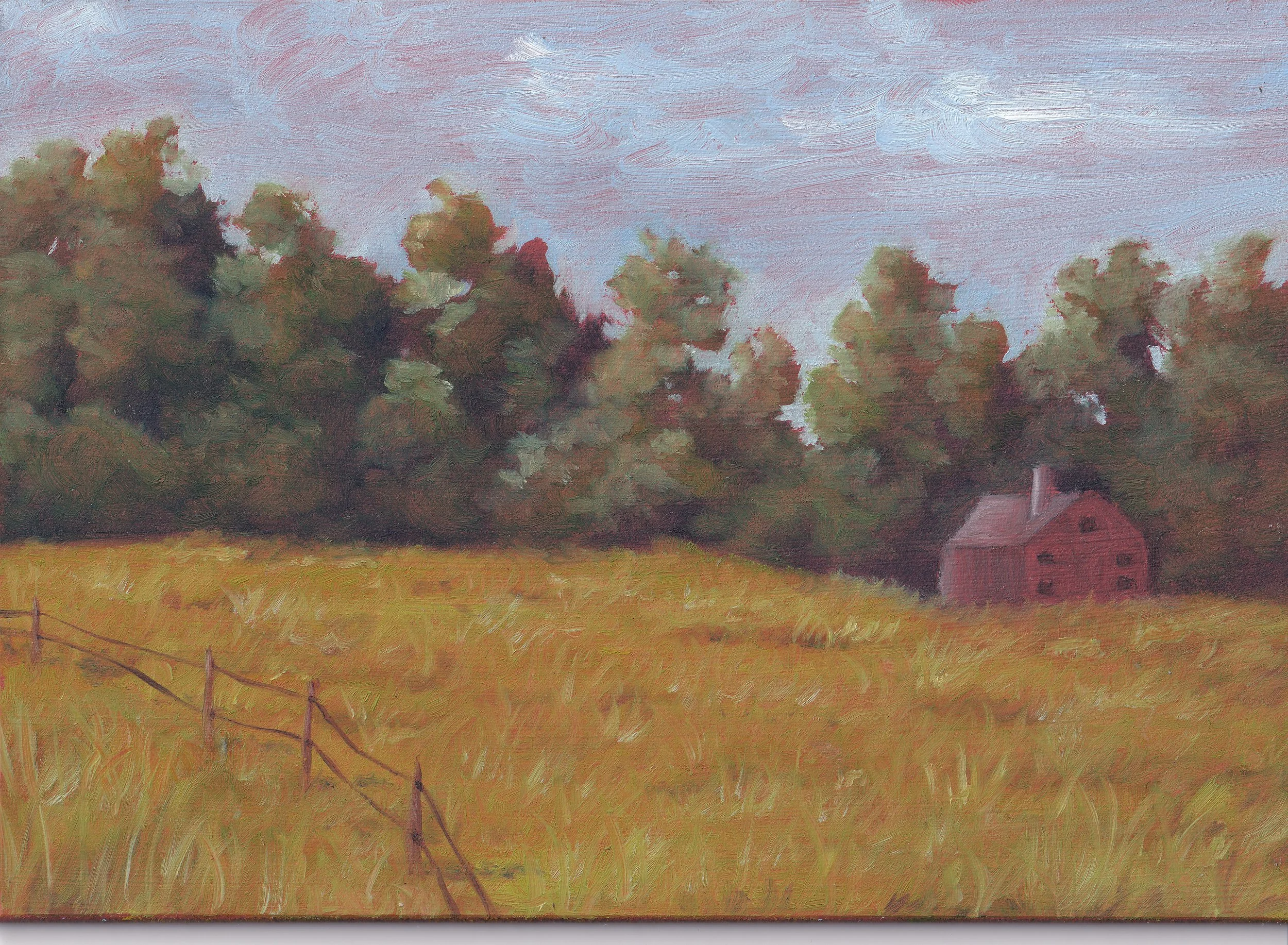 Field House II Original Oil Painting