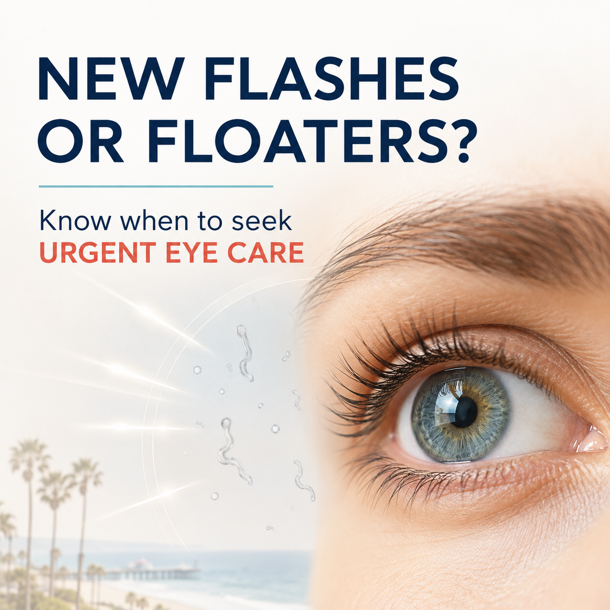Flashes and Floaters in Santa Monica: When to Seek Urgent Eye Care
