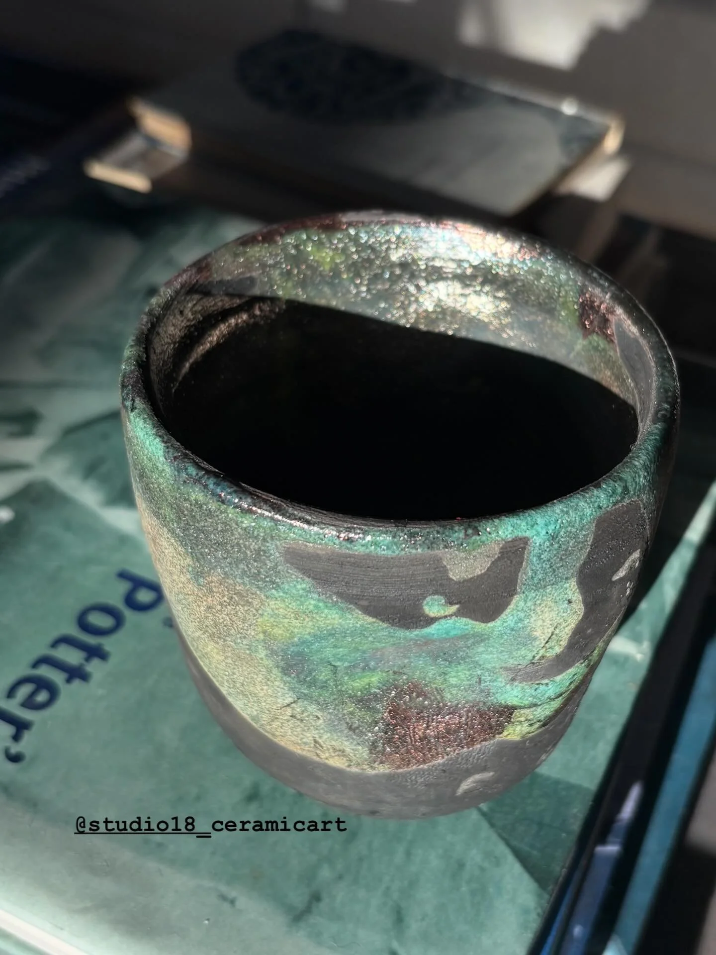 Today we fired up the Raku kiln at studio18_ceramicart &hellip; we had some wins and we had some losses. But it&rsquo;s all about experimenting with the alchemy and the fire (and the wine). You never know what the outcome will be
@charlottehandy @mah