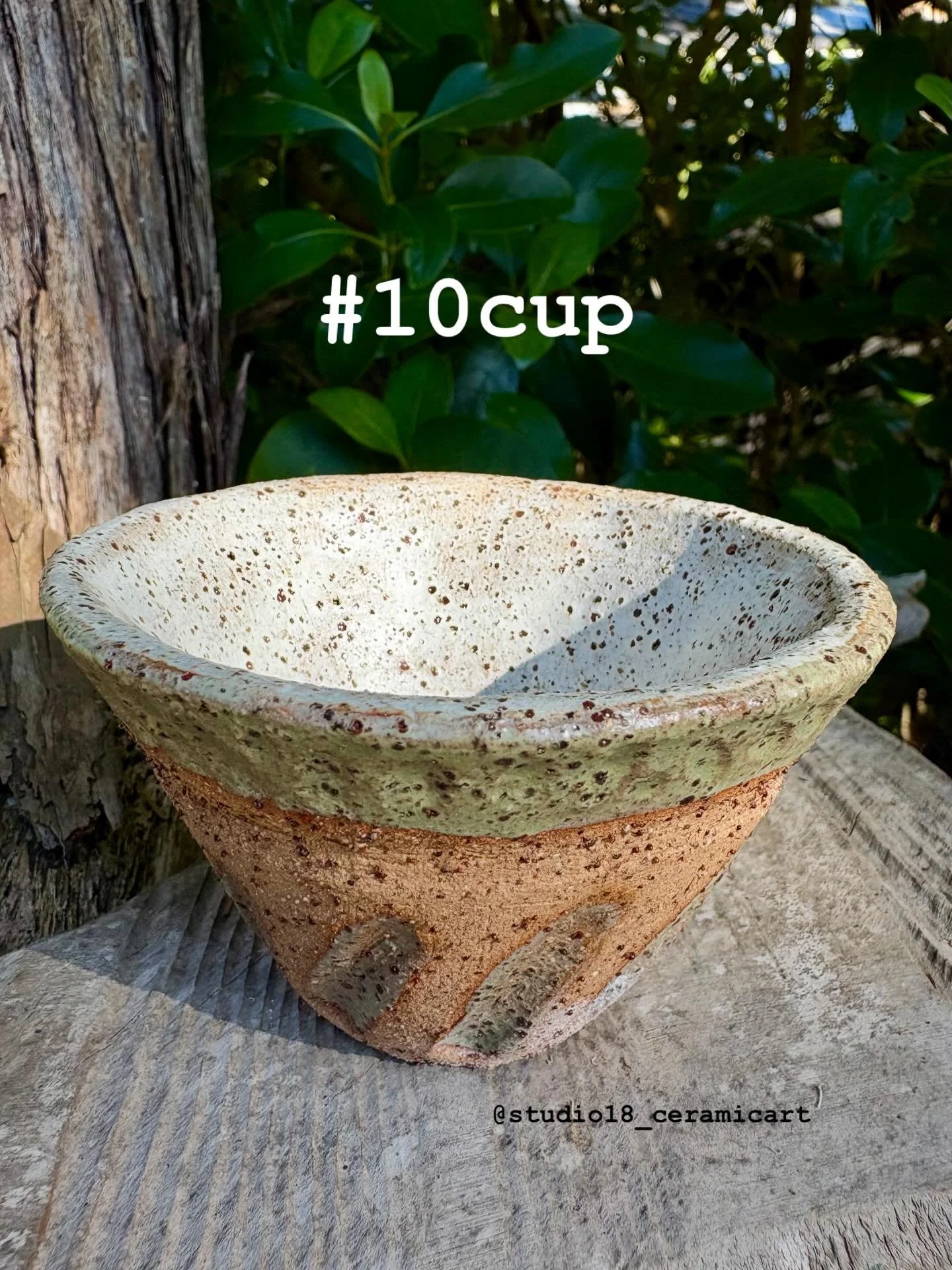 Raku clay body, &lsquo;green tea&rsquo; glaze highlights