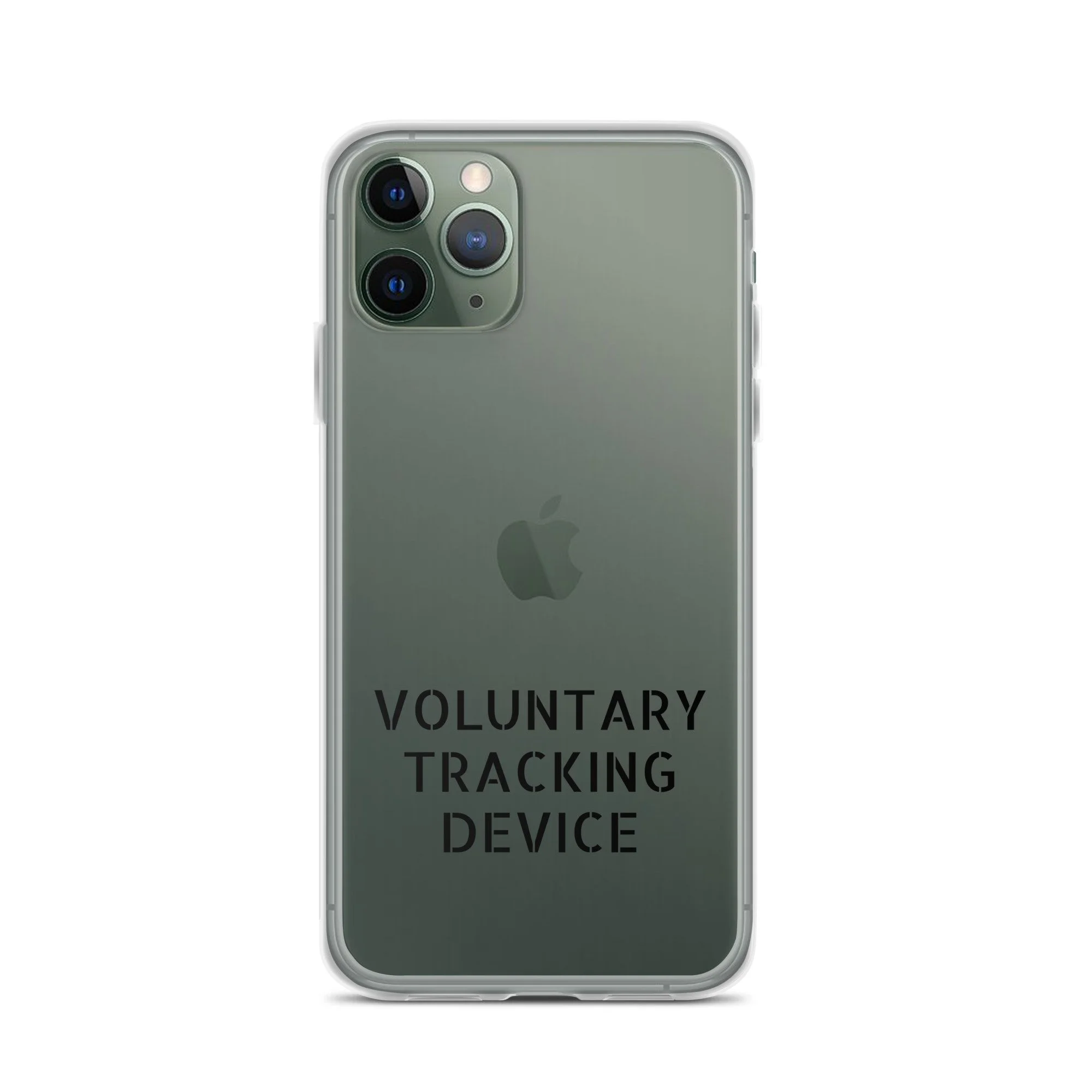Voluntary Tracking Device™ — Clear iPhone Case