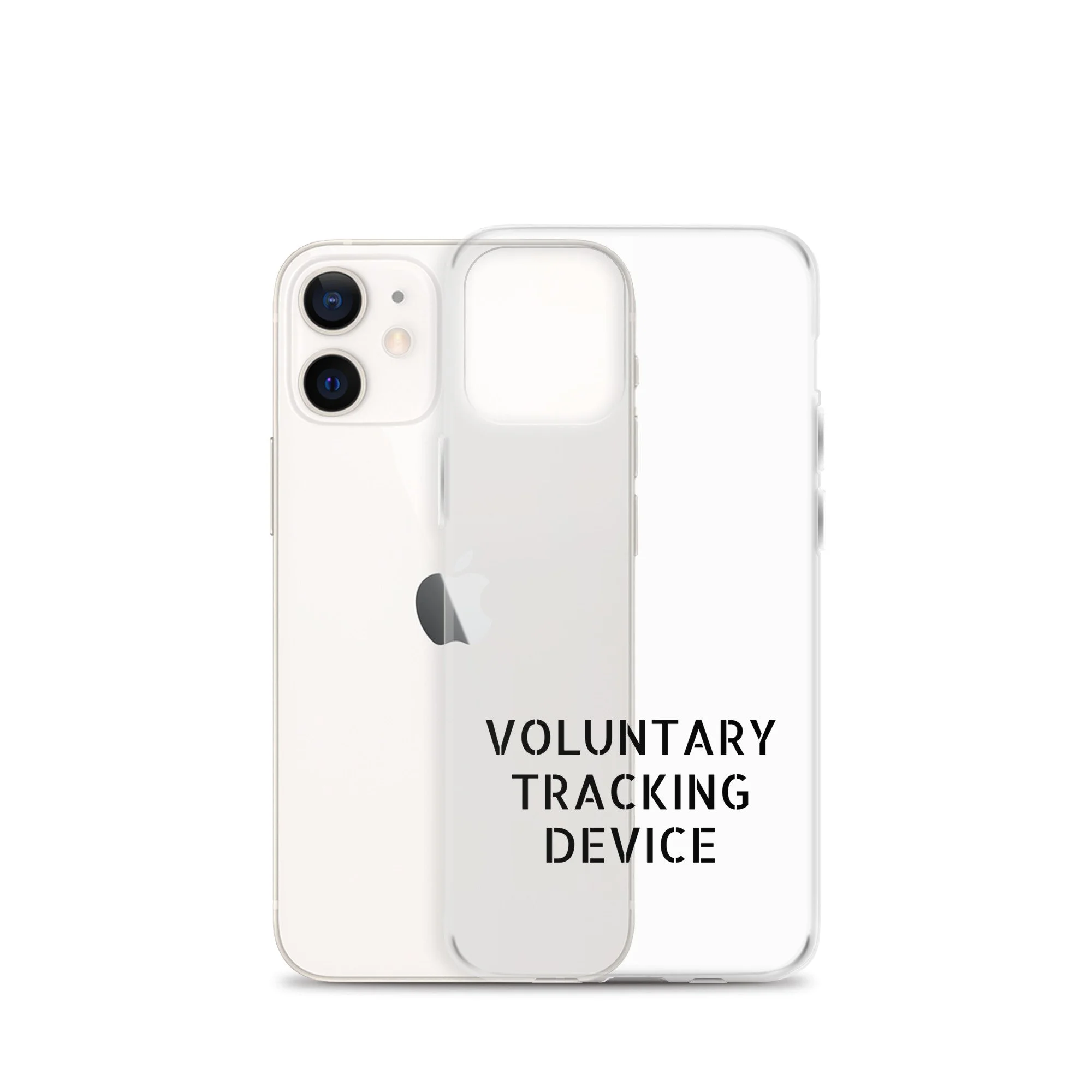 Voluntary Tracking Device™ — Clear iPhone Case