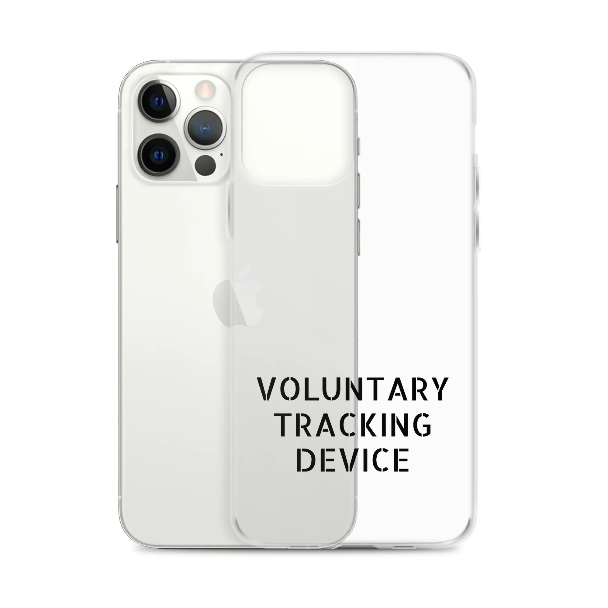 Voluntary Tracking Device™ — Clear iPhone Case