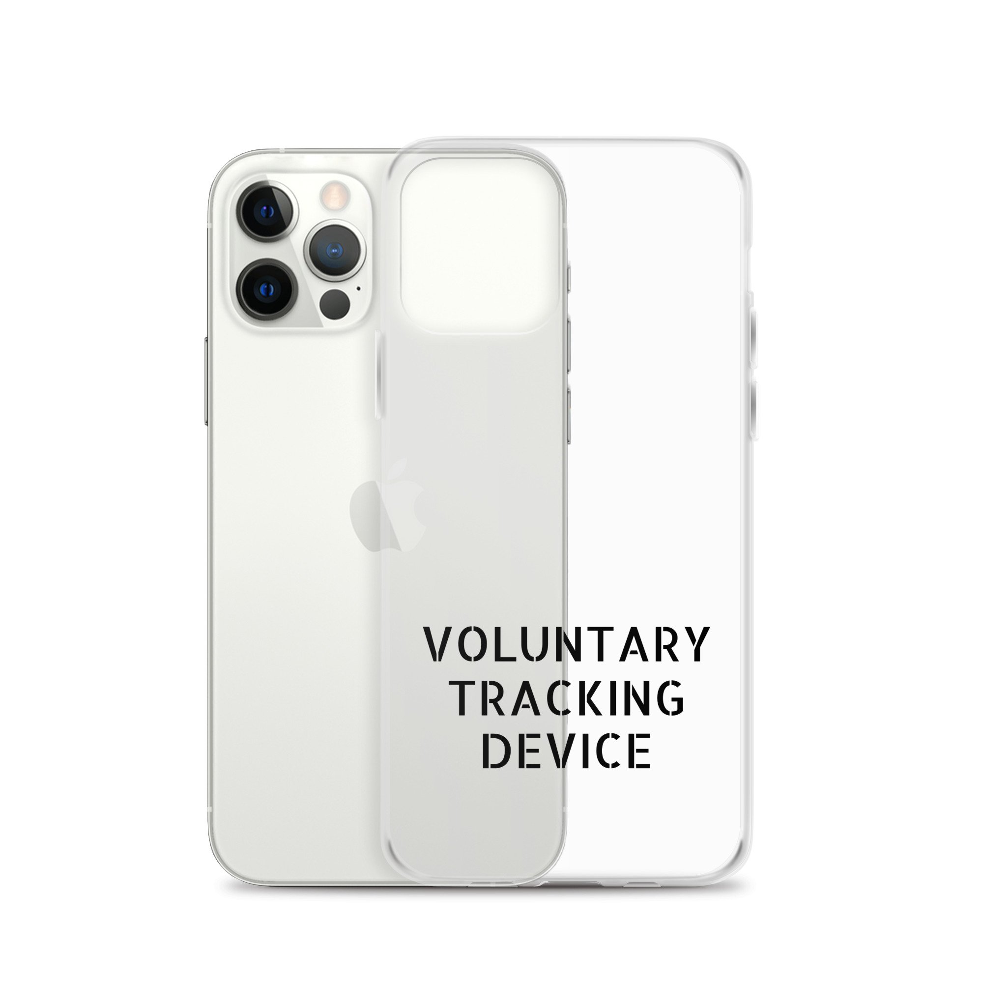 Voluntary Tracking Device™ — Clear iPhone Case