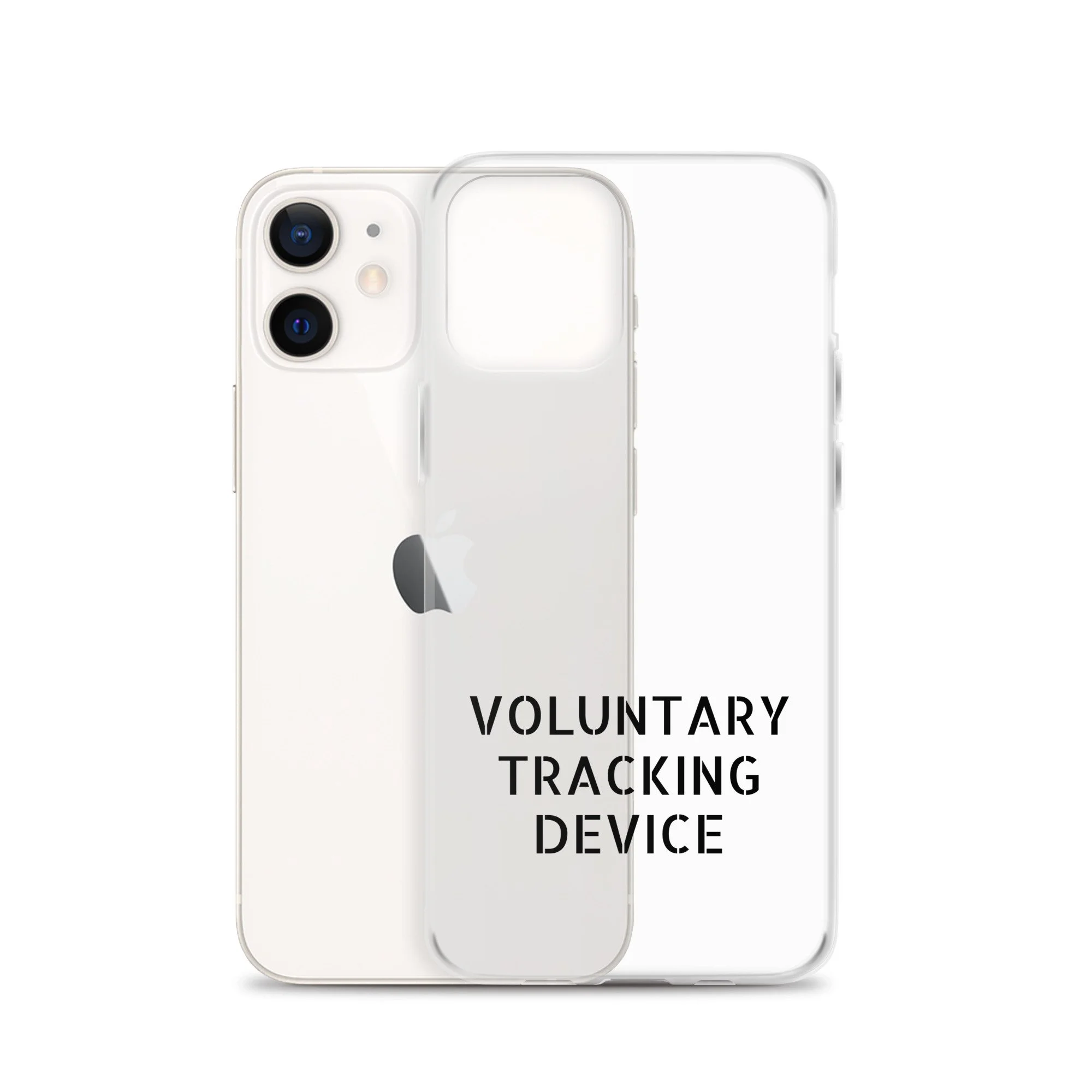 Voluntary Tracking Device™ — Clear iPhone Case