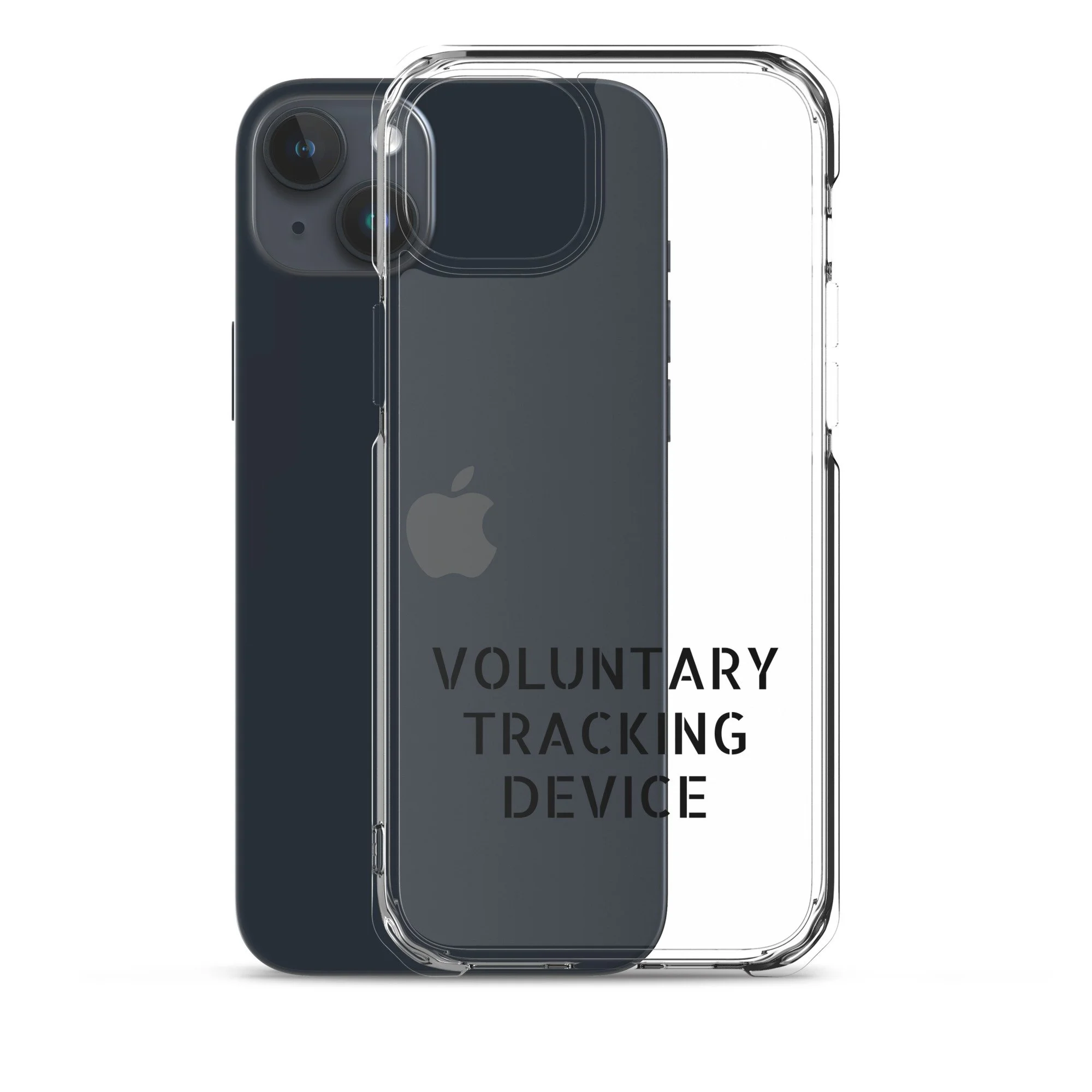 Voluntary Tracking Device™ — Clear iPhone Case