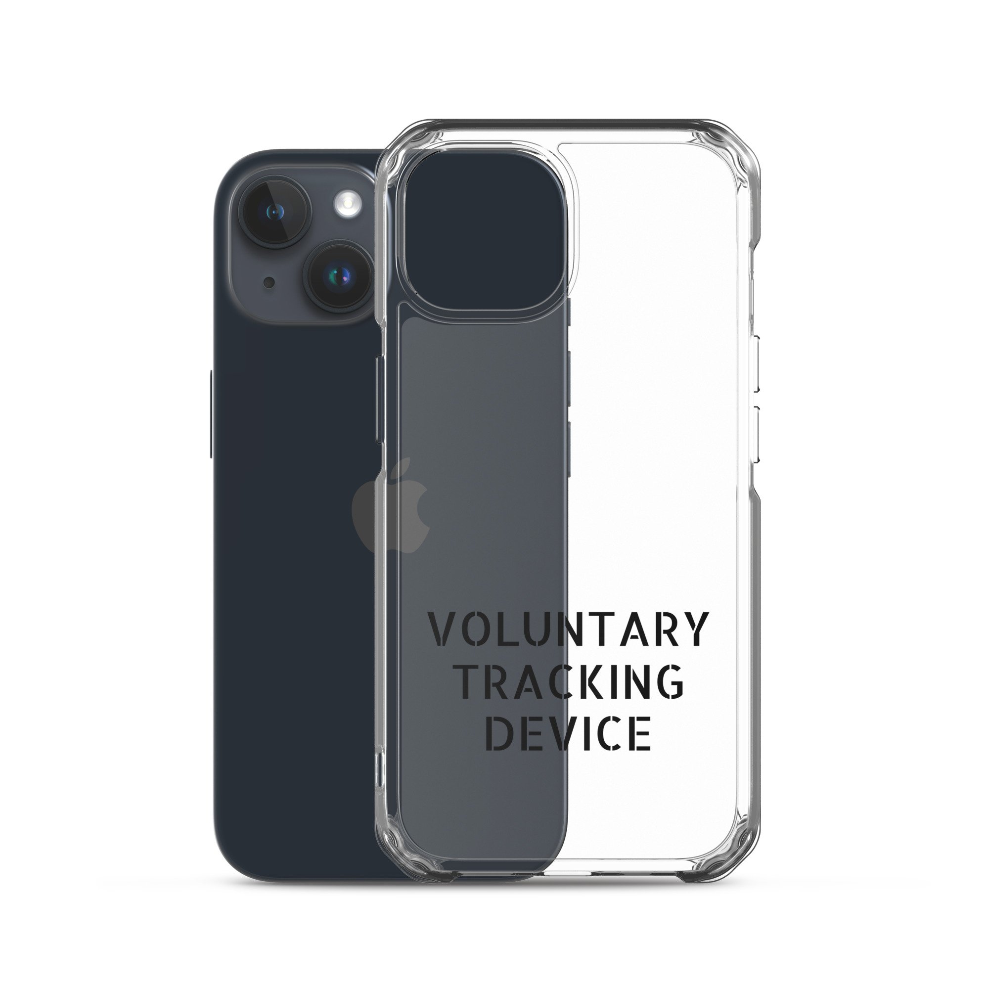 Voluntary Tracking Device™ — Clear iPhone Case
