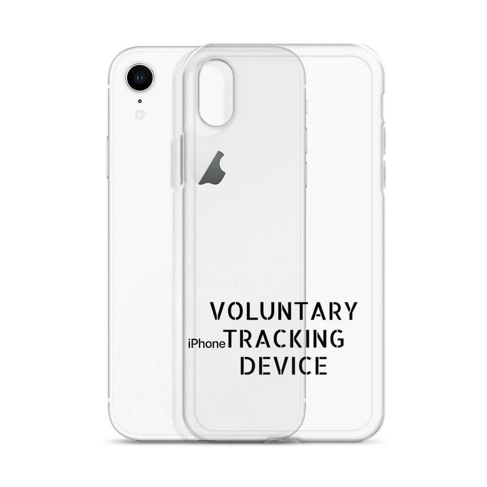 Voluntary Tracking Device™ — Clear iPhone Case